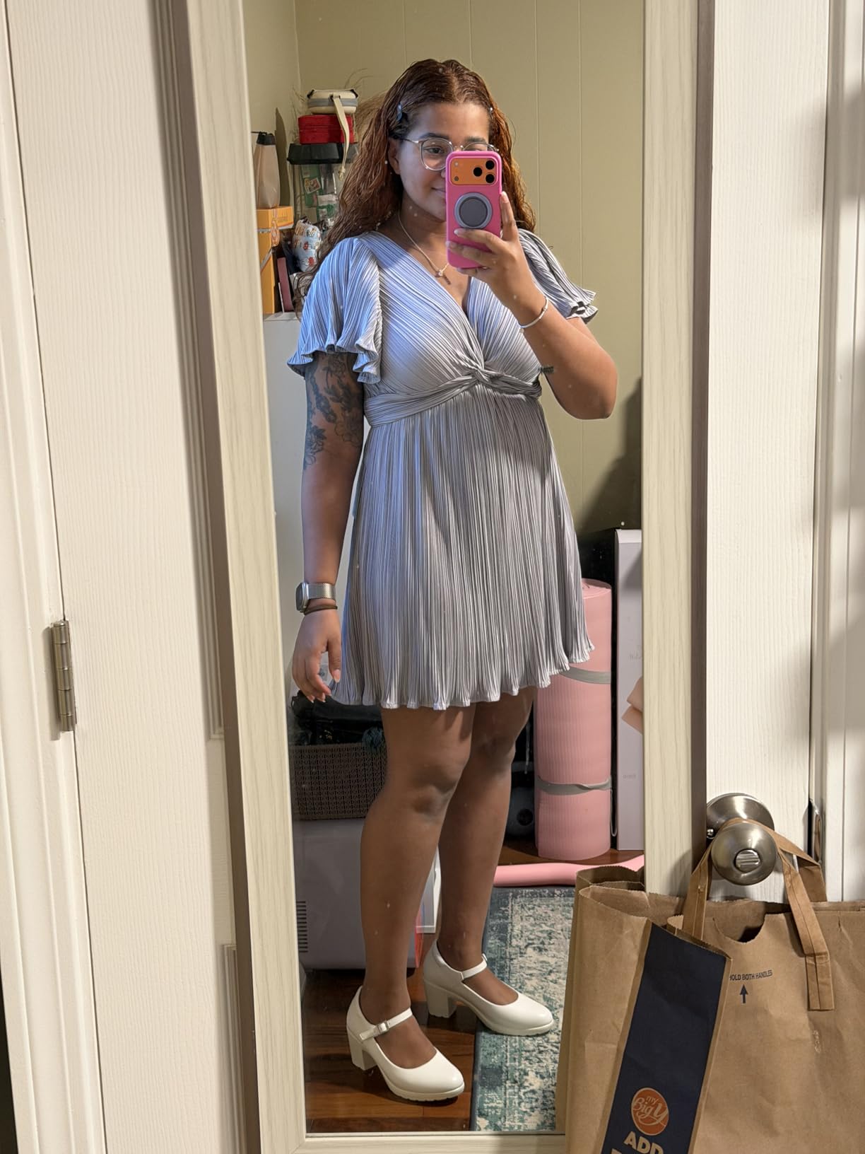 DREAM PAIRS Mary Jane Arch Support Heels customer photo 1