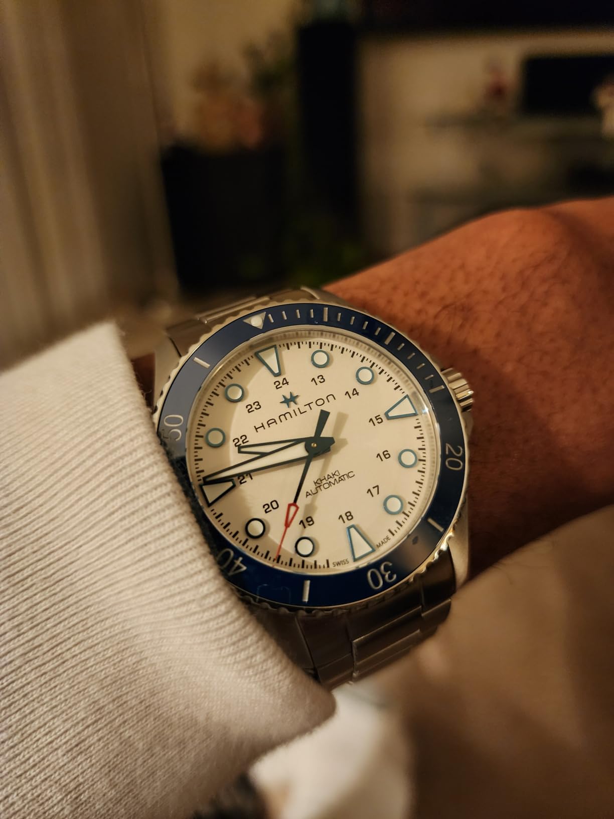 Hamilton Khaki Navy Automatic Men's Watch, 43mm Stainless Steel Case customer photo 1