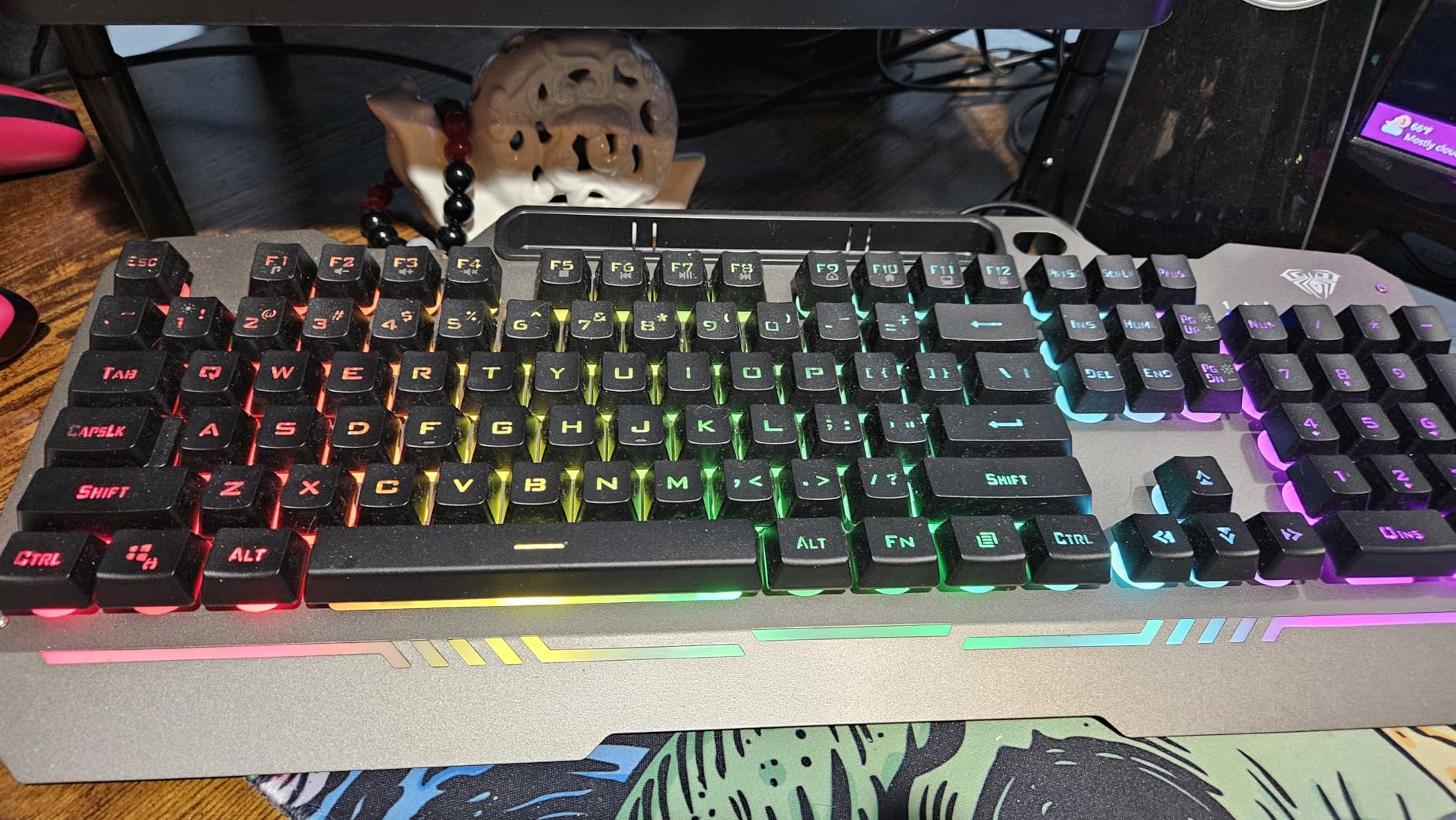 AULA Gaming Keyboard and Mouse,Wired 104-Key Mouse and Keyboard Combo Metal customer photo 1