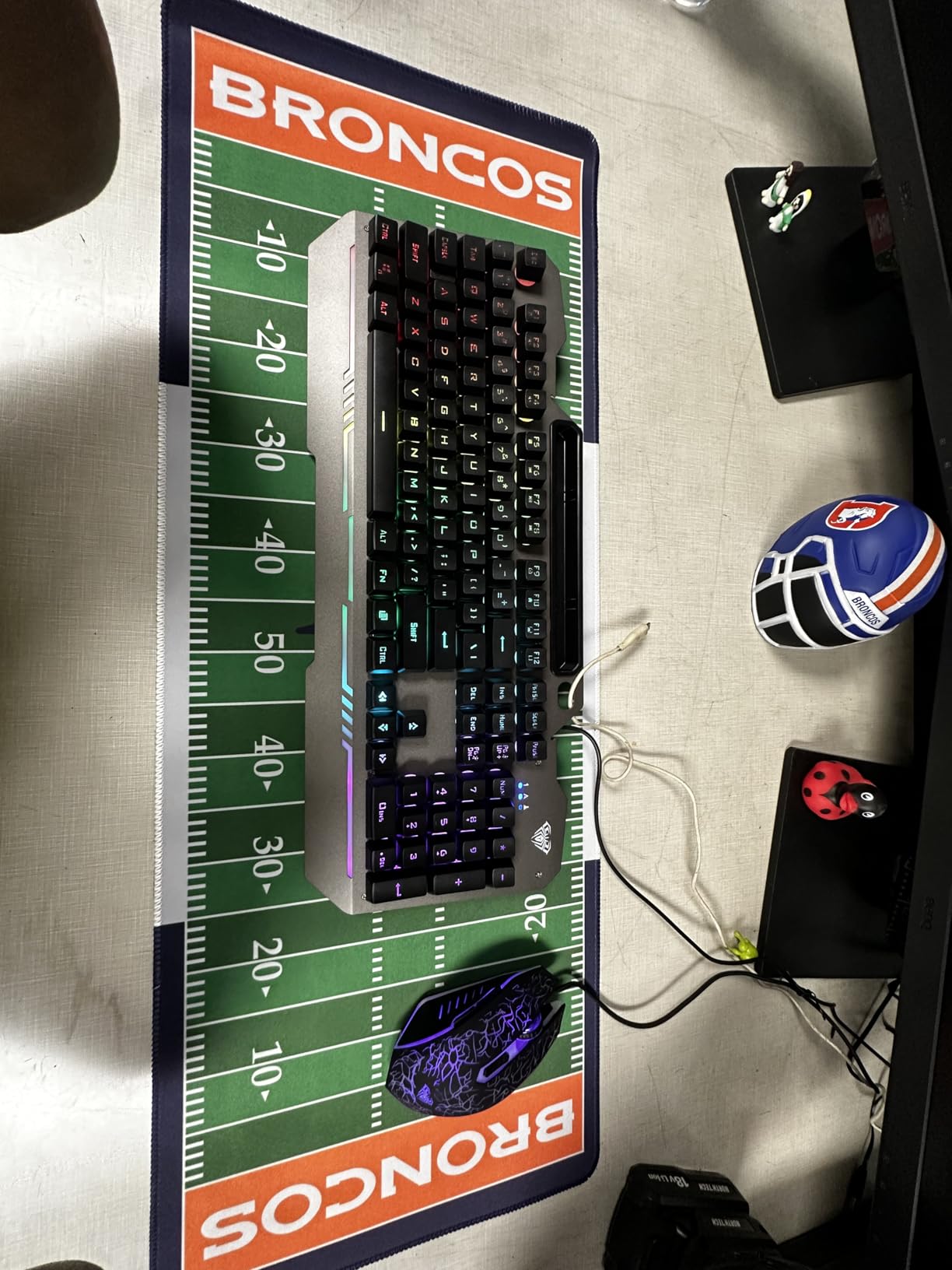 AULA Gaming Keyboard and Mouse,Wired 104-Key Mouse and Keyboard Combo Metal customer photo 2