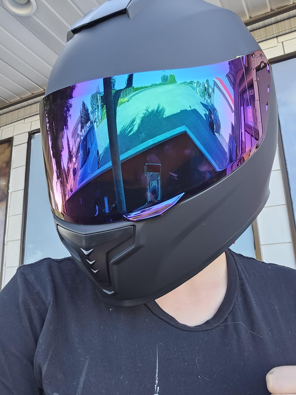 Full Face Motorcycle Helmet DOT Approved Adult Men Women MD-813 customer photo 1