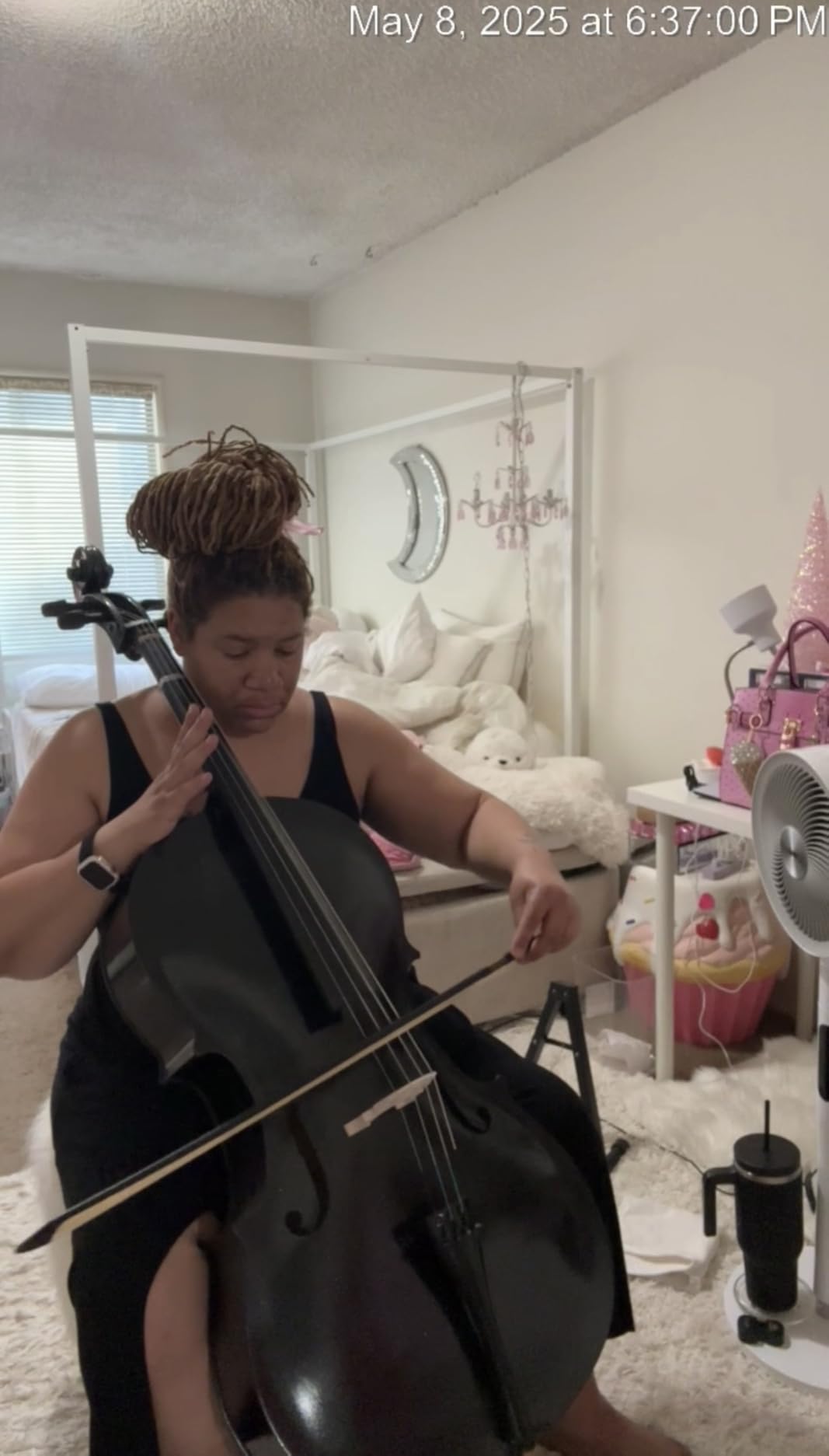 Ktaxon Full-Size Cello, Beginner Cello 4/4, Acoustic Cello Kit customer photo 2