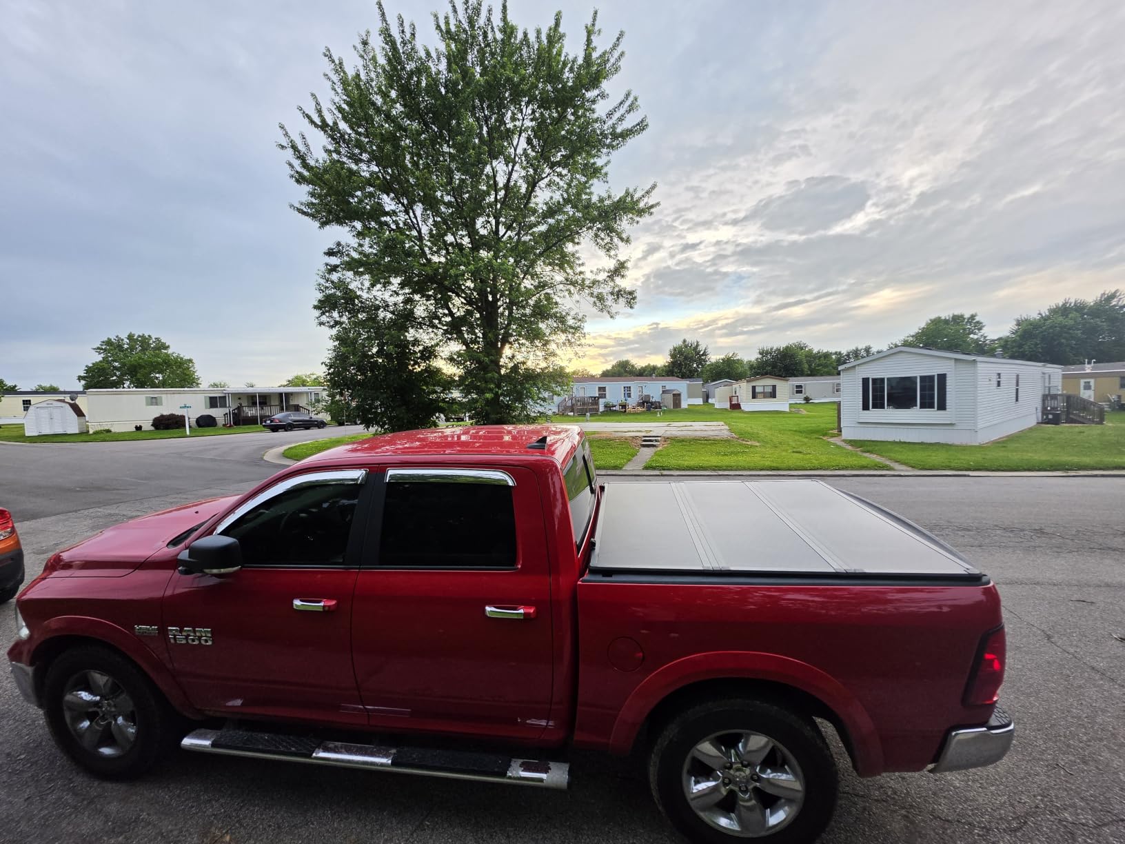 Toptiny Hard Folding Truck Bed Tonneau Cover |HTF012|Fits 2009-2026 Dodge Ram 1500 6' 4