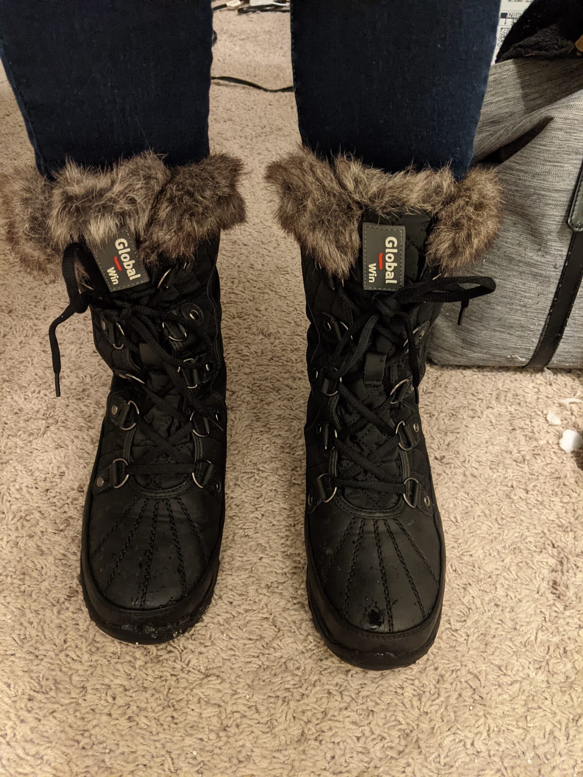 GLOBALWIN Women's Snow Boots Waterproof Mid-Calf Winter Boots with Thermal Fleece Lining, Insulated Cold Weather Protection, and Non-Slip Sole for Snowy Commutes customer photo 2