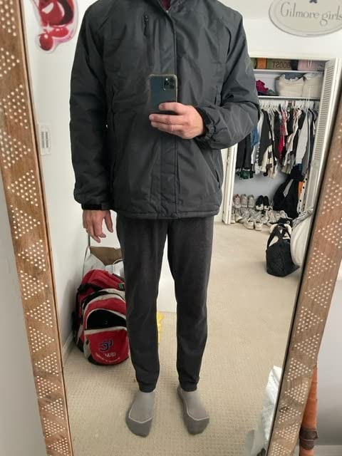 Mens Skiing Jackets with Hood Snowboarding Waterproof Fleece Liner Coats Windproof Winter Raincoat Multi Pockets customer photo 2