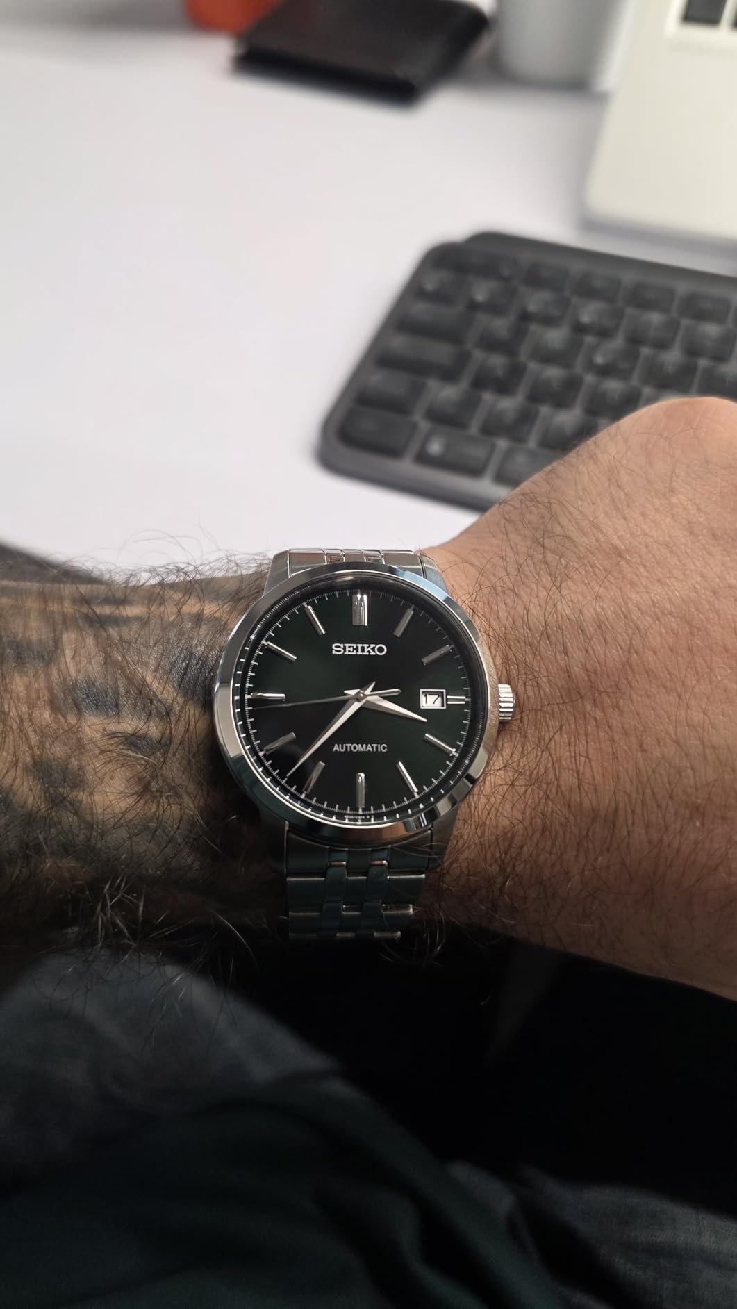 Seiko Herren Analog Automatik Uhr mit Edelstahl Armband SRPH92K1 customer photo 1