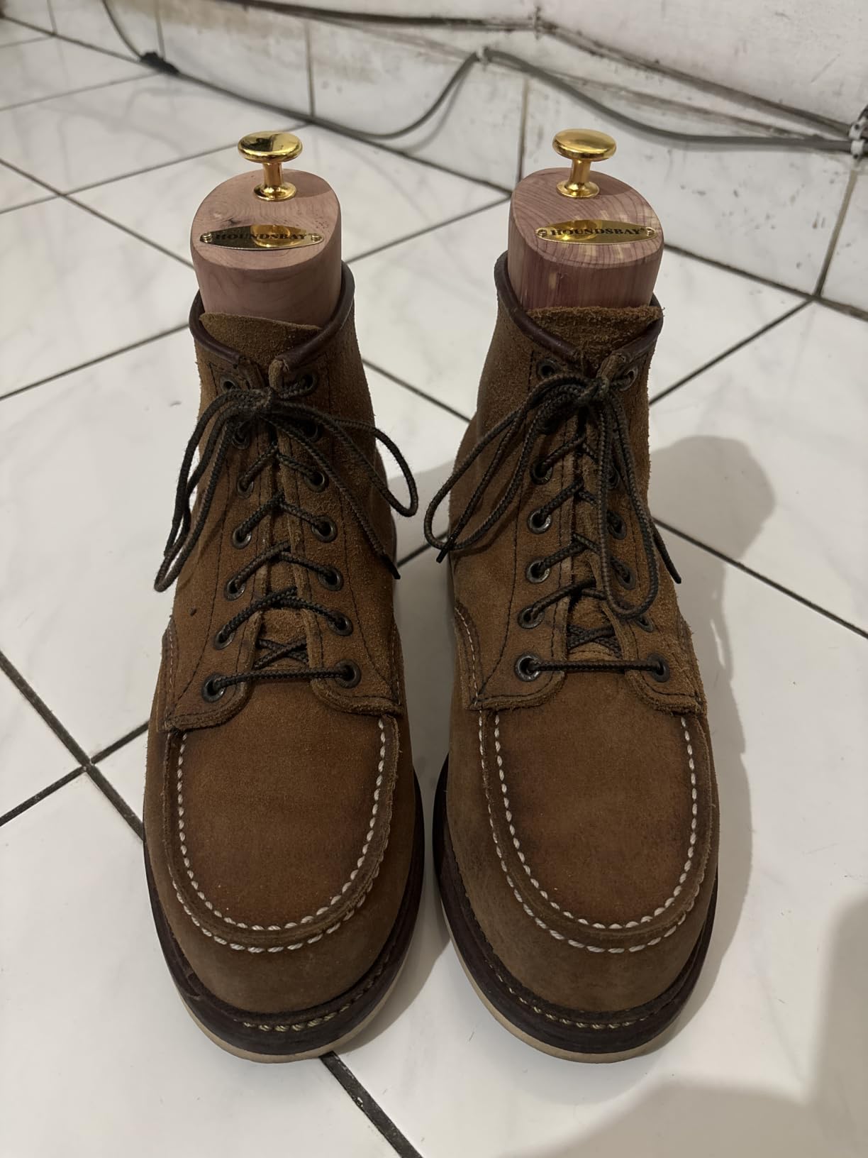 HOUNDSBAY Boot Trees, Cedar Boot Tree for Men, Shoe Tree for Boots, Boot Stretcher & Shaper customer photo 1