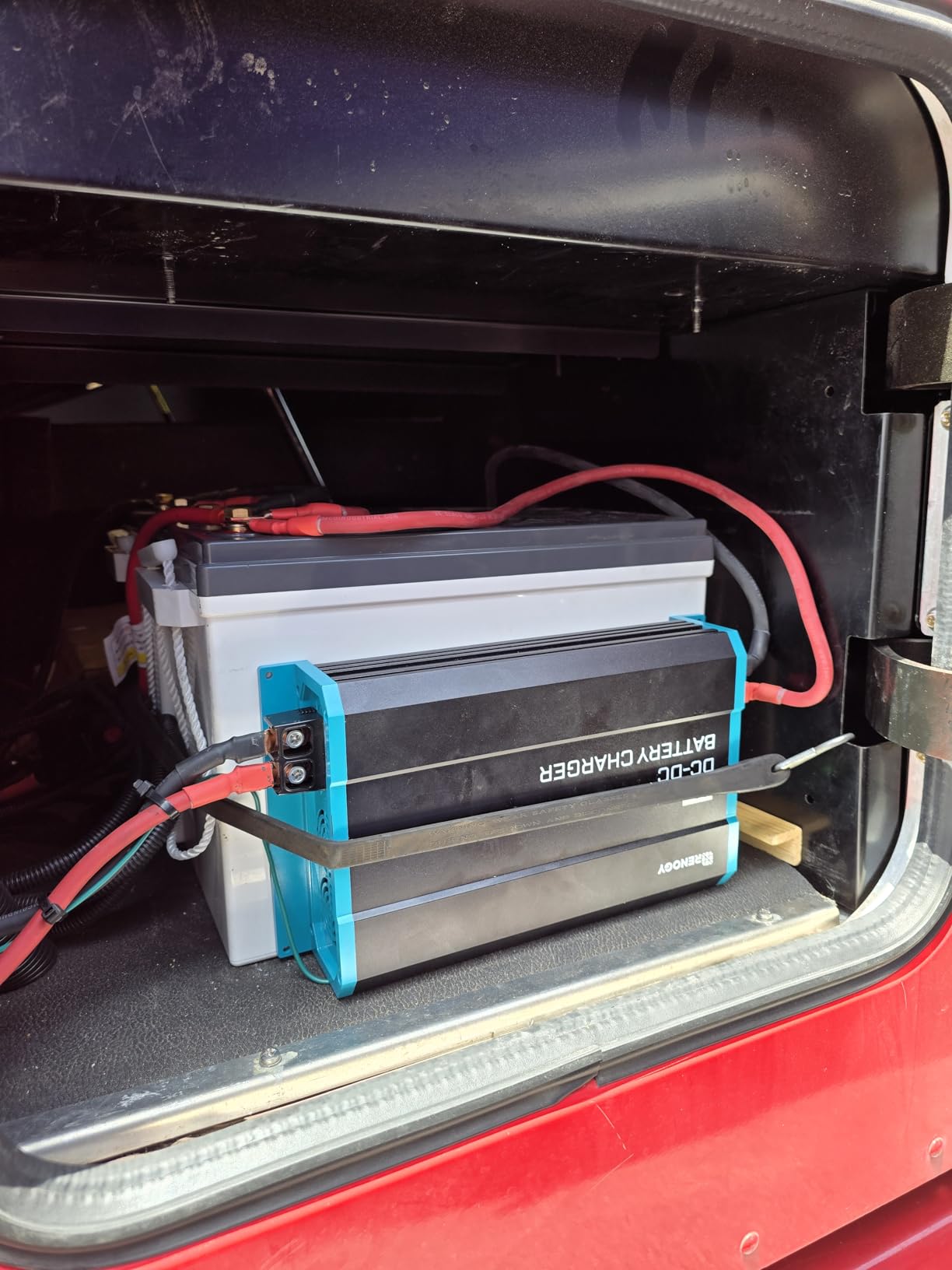 12V DC Air Conditioner Truck Air Conditioner for Rvs, Trucks, Construction Vehicles etc, Electric Split Parking A/C Silent Air Outlet Fast Cooling 10500BTU customer photo 1