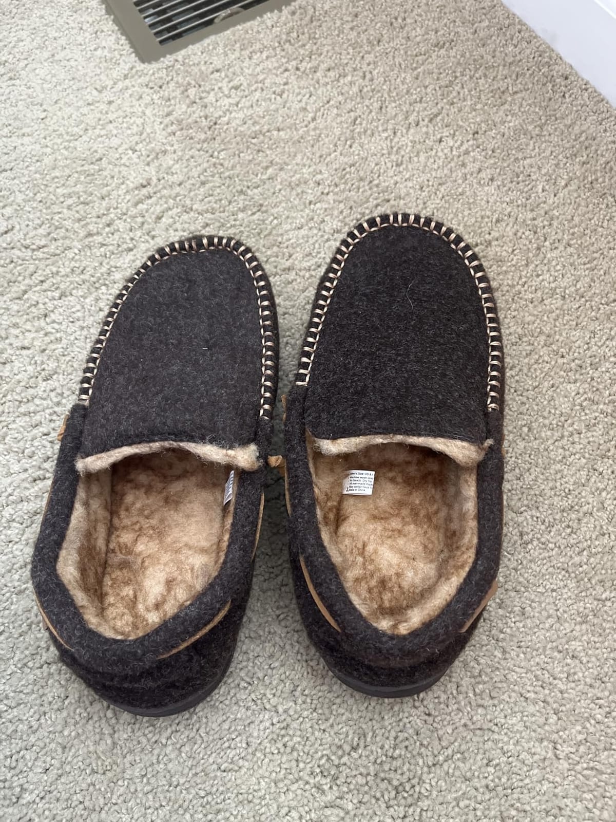 Zigzagger Men's Moccasin Slippers House Shoes Indoor Outdoor customer photo 1