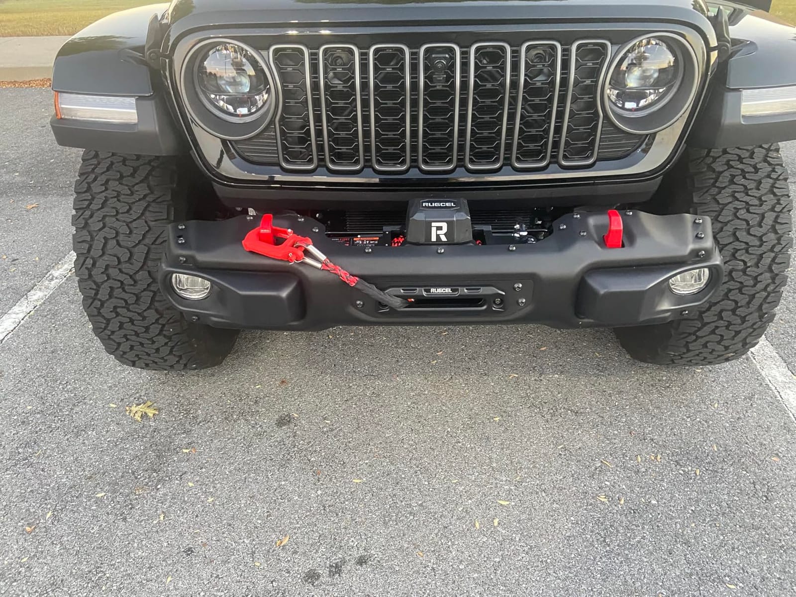 RUGCEL 13500 lb Electric Winch 12V IP68 Waterproof Synthetic Rope with Wireless & Wired Remote (Dual Control) for Truck SUV Trailer Off-Road Recovery - Tank Series customer photo 2