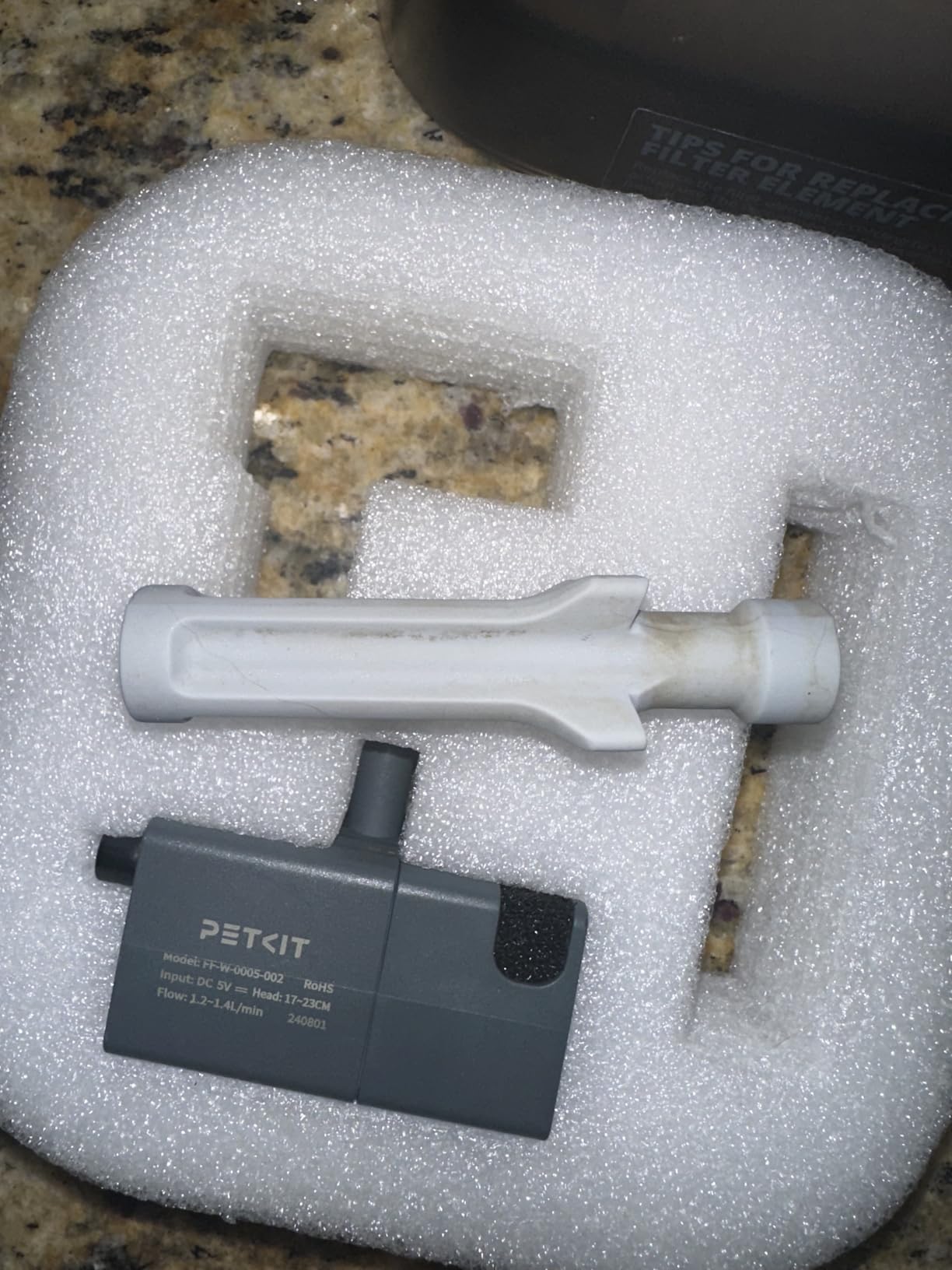 PETKIT Eversweet Solo SE Cat Water Fountain 65oz/1.85L Wireless Pump customer photo 2