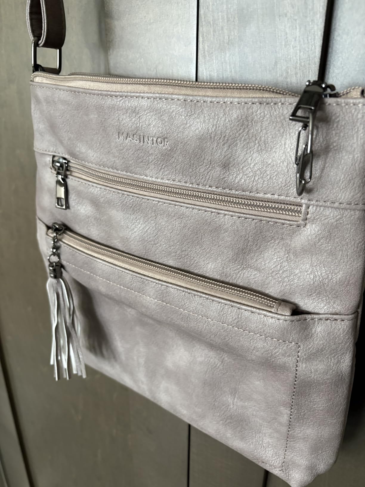 MASINTOR Crossbody Purses for Women, Multi Pocket Crossbody Bag customer photo 1