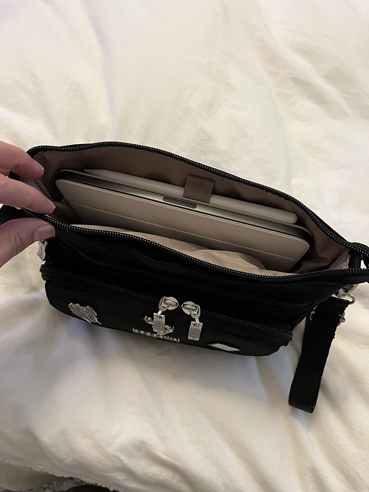 Baggallini Original Everyday 11x7.5 Crossbody Bags Rfid Protected Lightweight Nylon Zippered Travel Purse customer photo 1