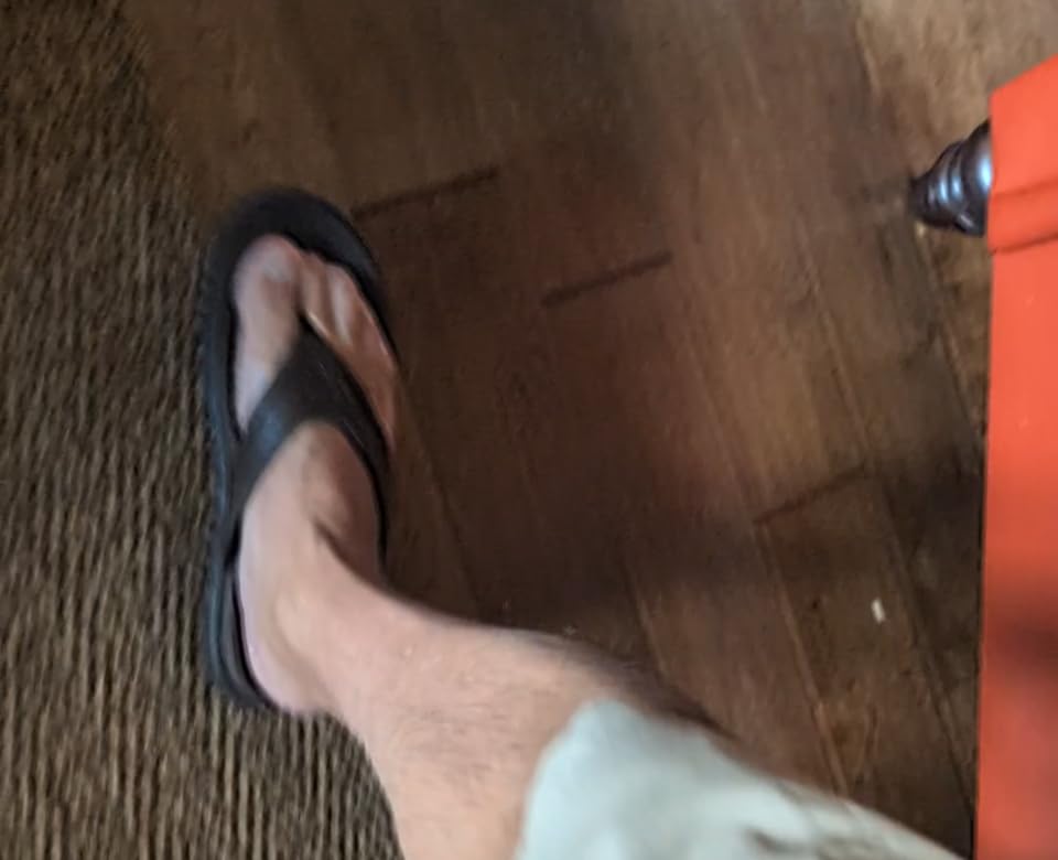 Mens Sport Flip Flops Orthotic Thong Sandals With Arch Support customer photo 2