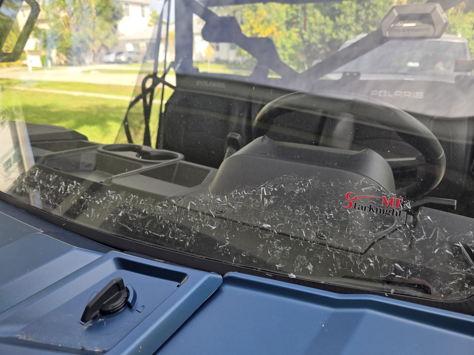 StarknightMT Full Front Windshield Compatible with Polaris Ranger XP 1000 customer photo 1