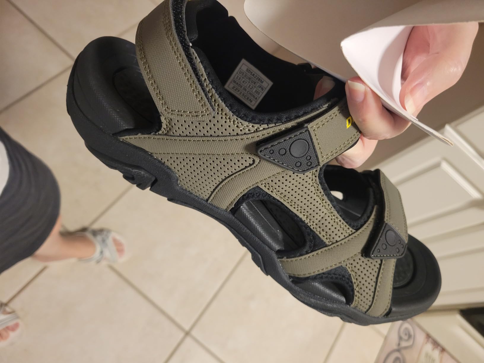 DREAM PAIRS Men's Hiking Walking Sport Water Sandals customer photo 2