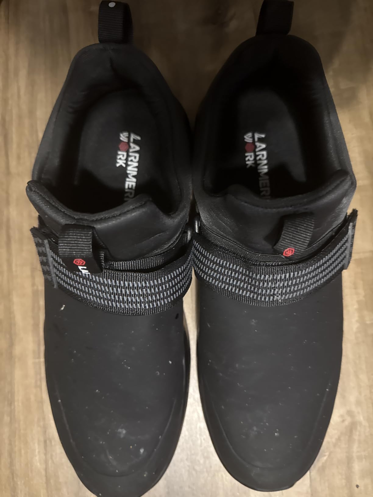 LARNMERN Men Kitchen Chef Non Slip Resistant Work Shoes No-Laces customer photo 2