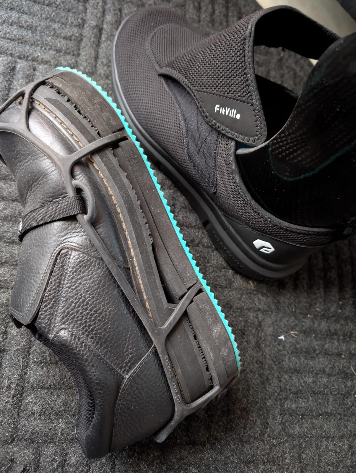 Diabetic Shoes for Men Extra Wide Slip-on Shoes for Swollen Feet Adjustable Walking Shoes for Elderly Foot Pain Relief Neuropathy - EasyTop Wings customer photo 1