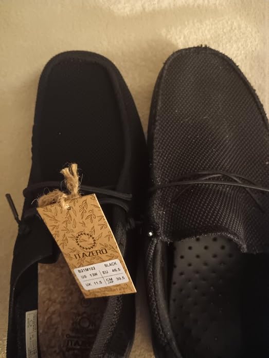 1TAZERO Men's Extra Wide Slip-On Shoes 4E-6E Wide Walking Orthopedic with Arch Support for Wide Fit Plantar Fasciitis customer photo 1
