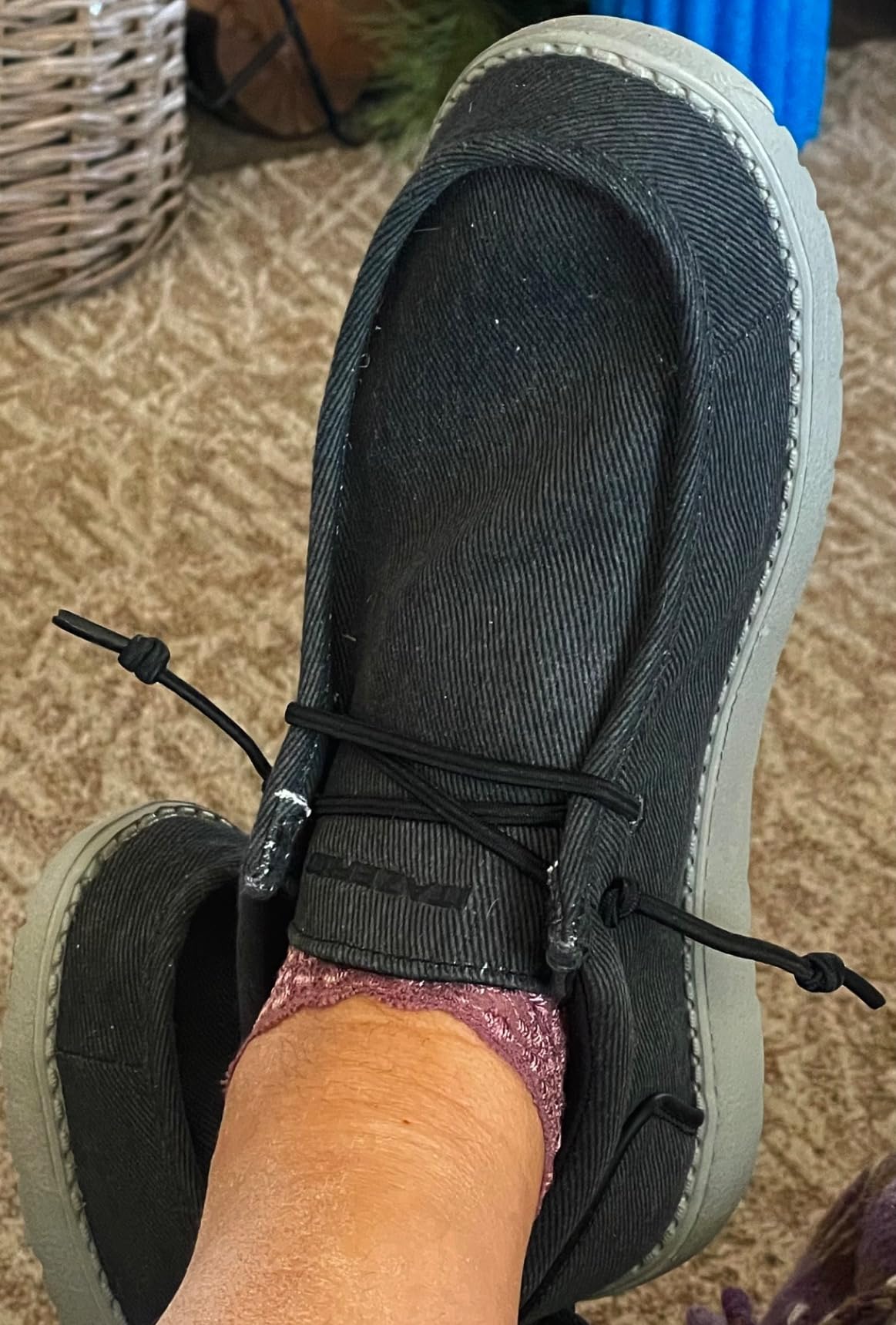 1TAZERO Men's Extra Wide Slip-On Shoes 4E-6E Wide Walking Orthopedic with Arch Support for Wide Fit Plantar Fasciitis customer photo 2