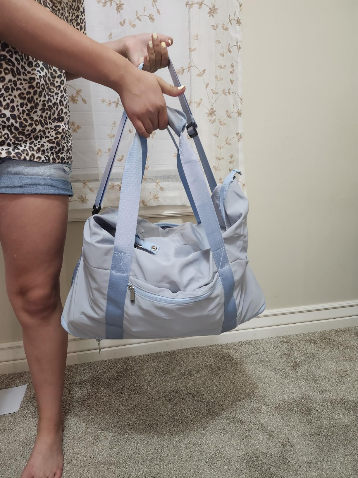 Capolo Expandable Travel Duffle Bag Weekender Overnight Bags for Women Men customer photo 2