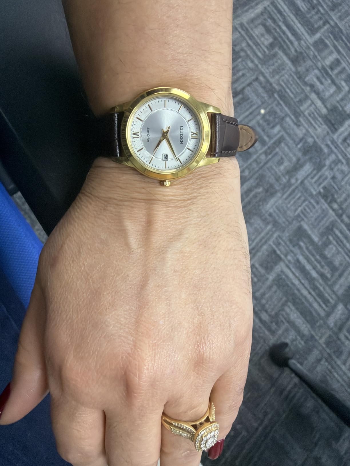 Citizen Ladies' Eco-Drive Classic Leather Strap Watch with 3-Hand Date customer photo 1