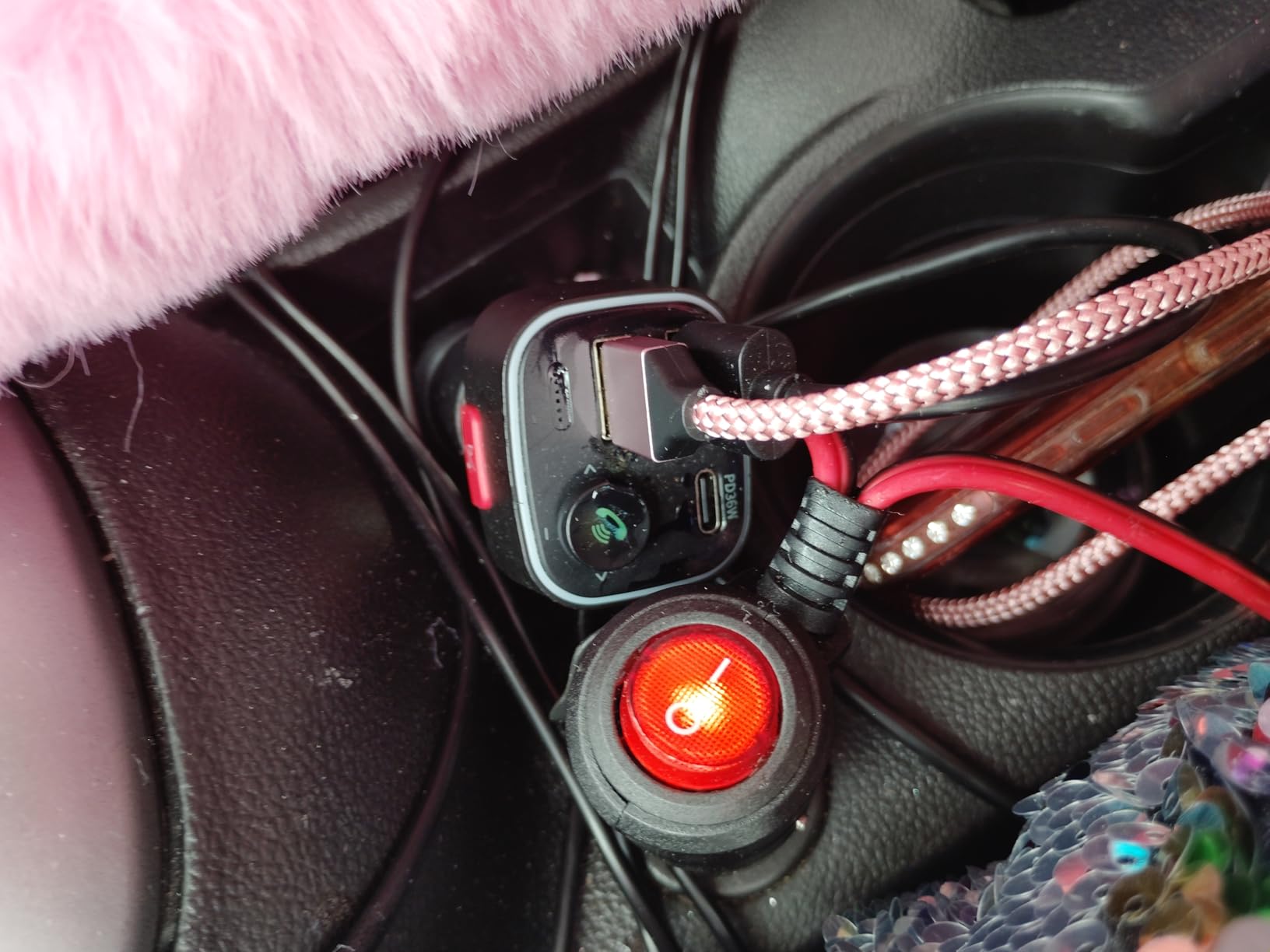Syncwire Bluetooth 5.4 Car Adapter 48W FM Transmitter for Hands Free Calls customer photo 1