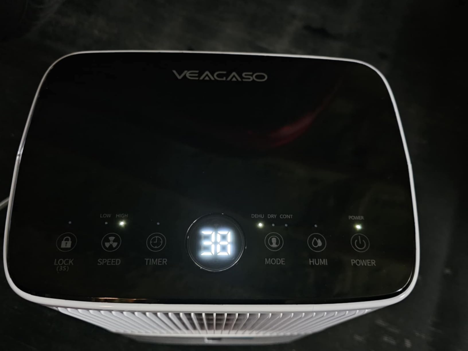 VEAGASO 34-36 Pint/D, 2500 Sq.Ft Dehumidifier for Basement with Drain Hose customer photo 1