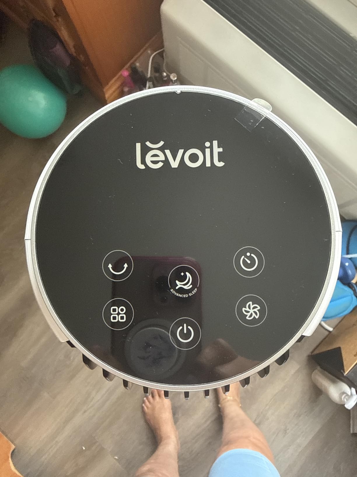 Levoit Tower Fan for Bedroom, 28ft/s Fans that Blow Cold Air, 28dB Quiet customer photo 2