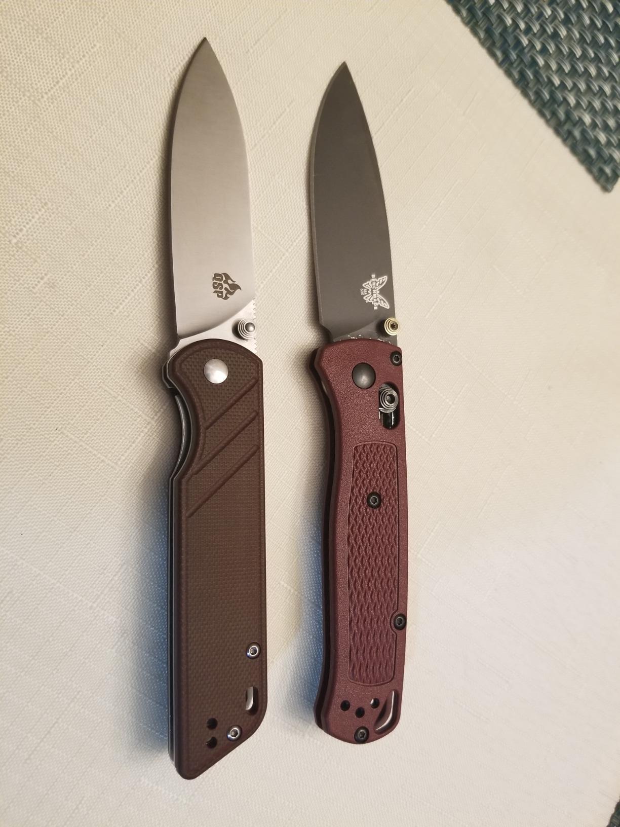 Benchmade Bugout EDC Knife, S30V Steel Blade (535FE-05) | Crater Blue Grivory handle, Drop-Point blade customer photo 1