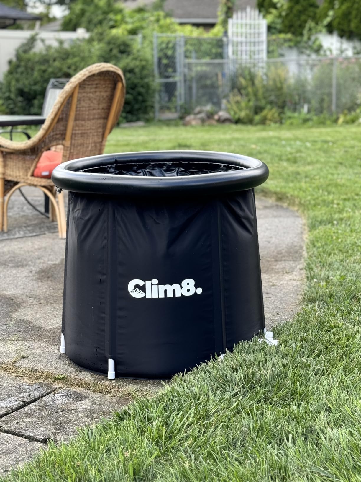 116Gal Cold Plunge Tub with Cover for Athletes & Fitness Enthusiasts customer photo 1