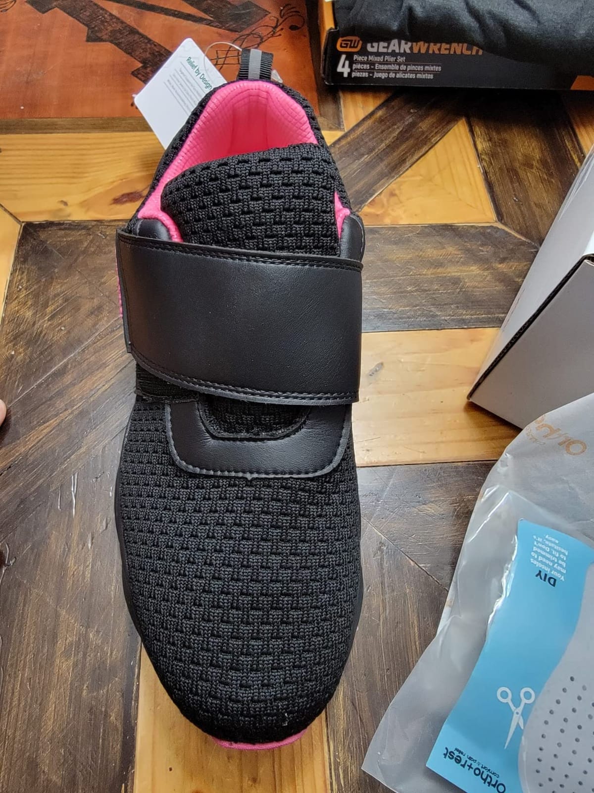Ortho + Rest Women Diabetic Shoes with Adjustable Closure Orthopedic Walking Shoes for Edema Plantar Fasciitis Bunions Arthritis Swollen Feet customer photo 2