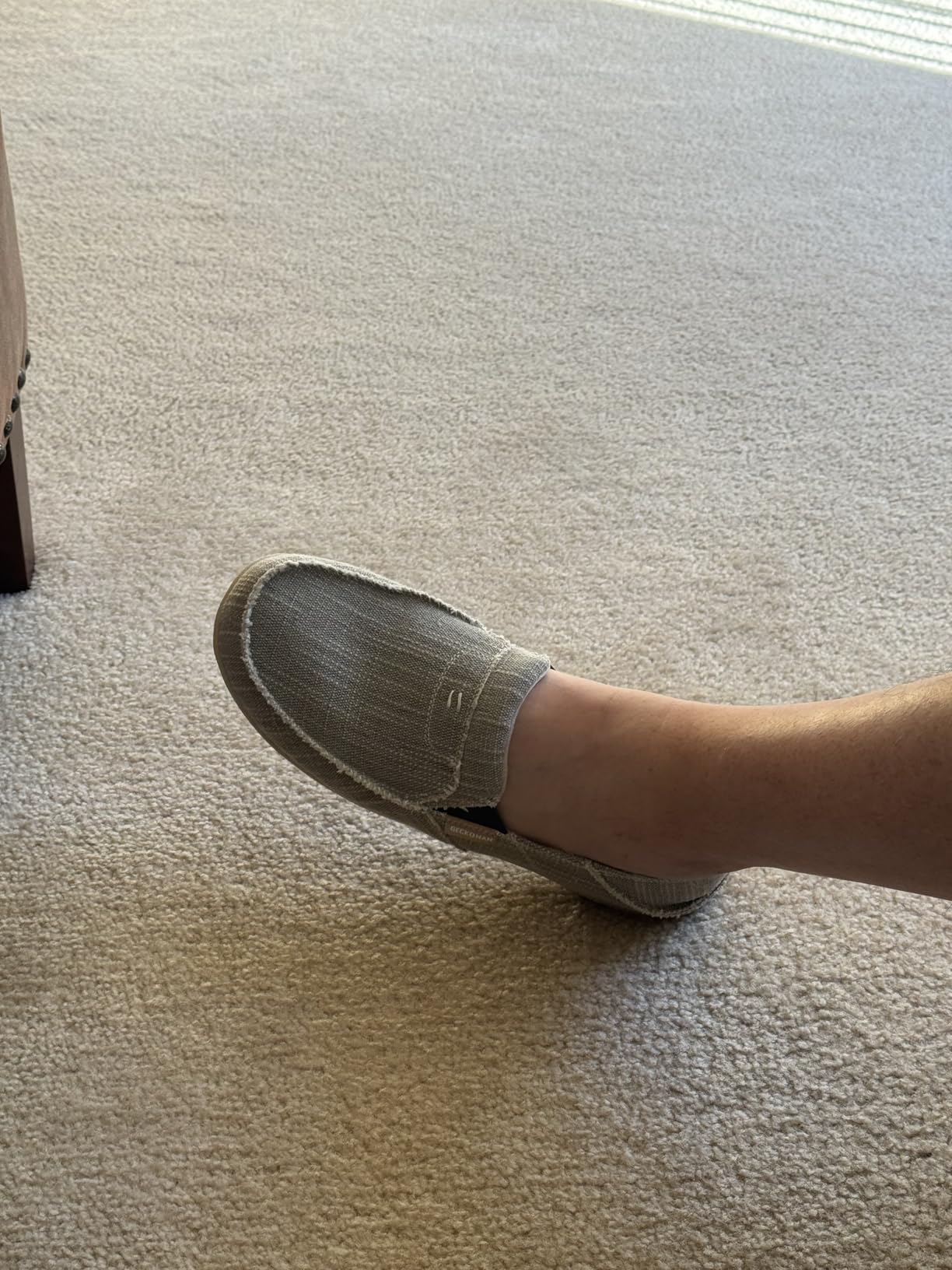 Mens Slip On Shoes, Canvas Mens Loafers with Arch Support & Soft Lining customer photo 1