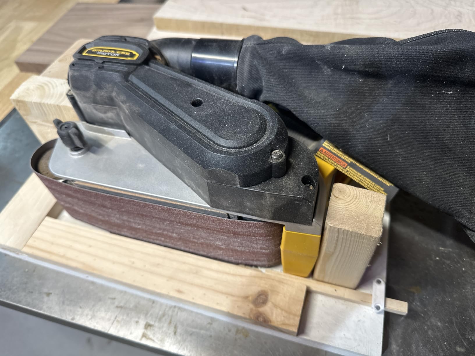 DEWALT 20V MAX* Belt Sander, Cordless, Brushless, Tool Only (DCW220B) customer photo 1