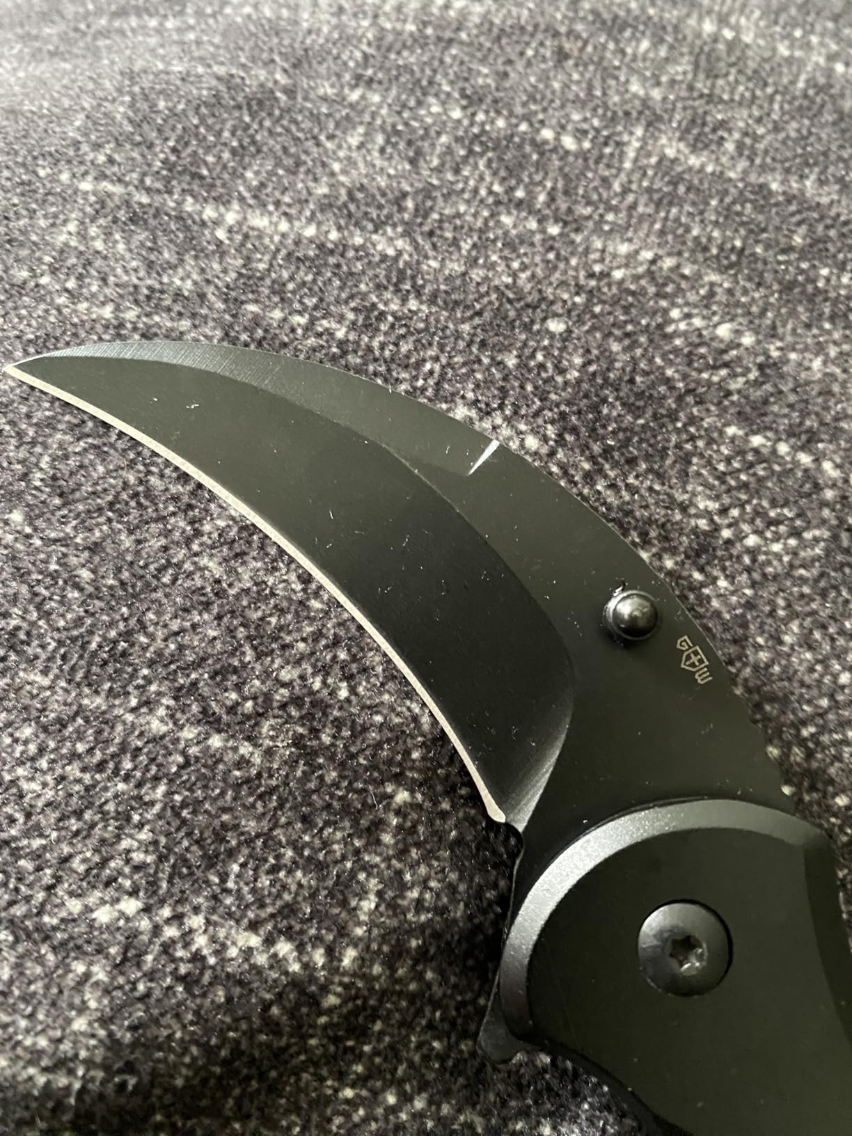 Tactical Spring Assisted Pocket Knife - Karambit Folding Knives for Men - Folding Sharp Tiger Claw Blade - Best Combat Tool for Hunting Military Camping Self Defense EDC - Birthday Mens Gifts X-42 customer photo 1