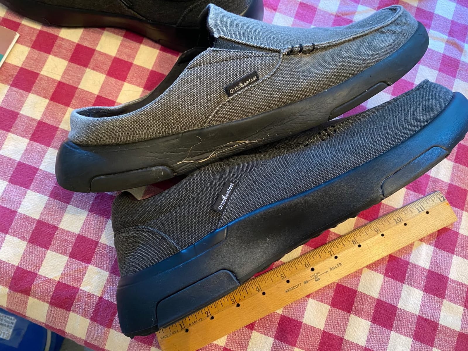 Men's Orthopedic Comfortable Slip-On Shoes with Arch Support, Orthotic Loafers for Plantar Fasciitis customer photo 1