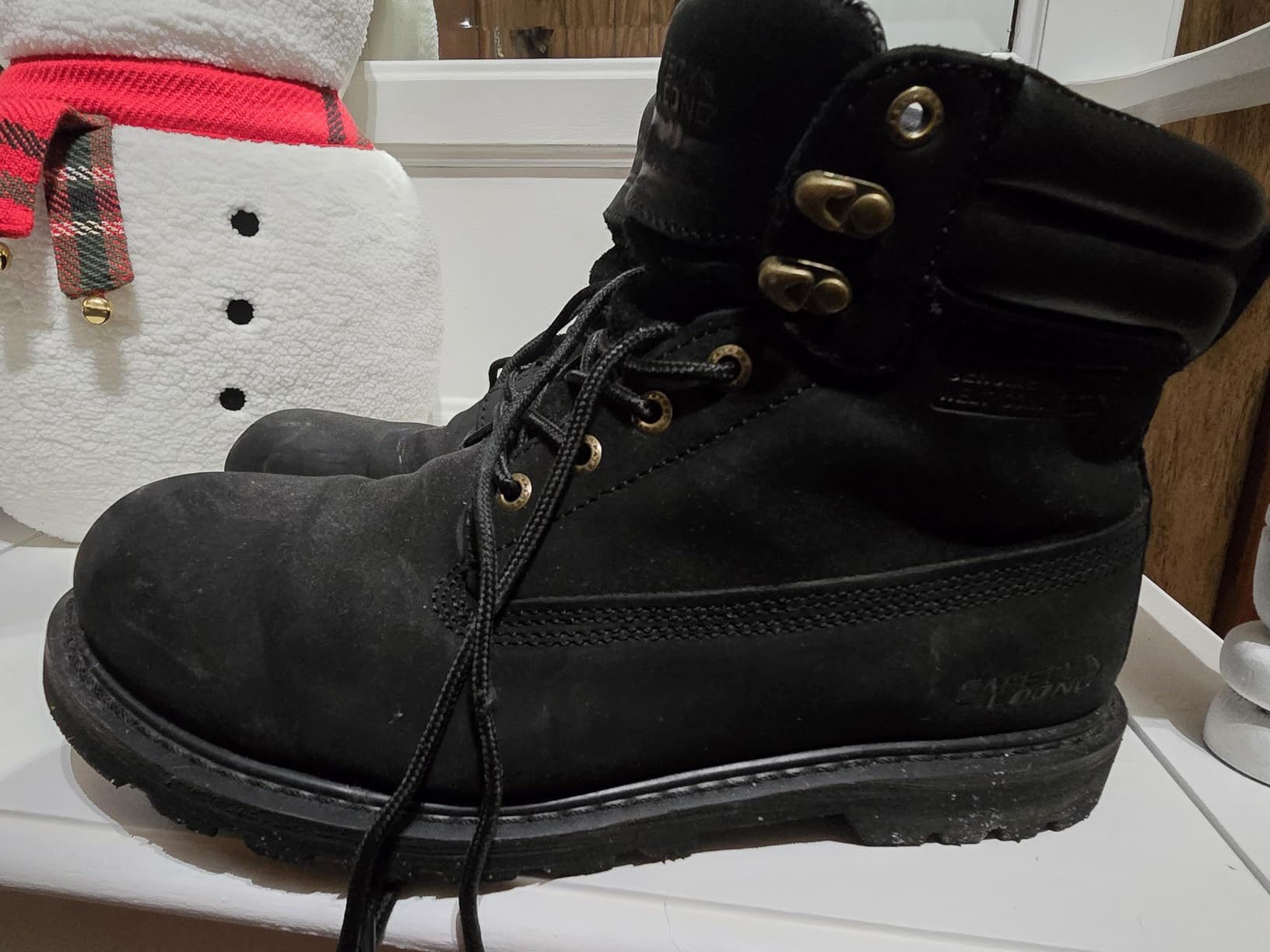 Work Boots for Men Soft Toe Waterproof Leather Workboots | 6