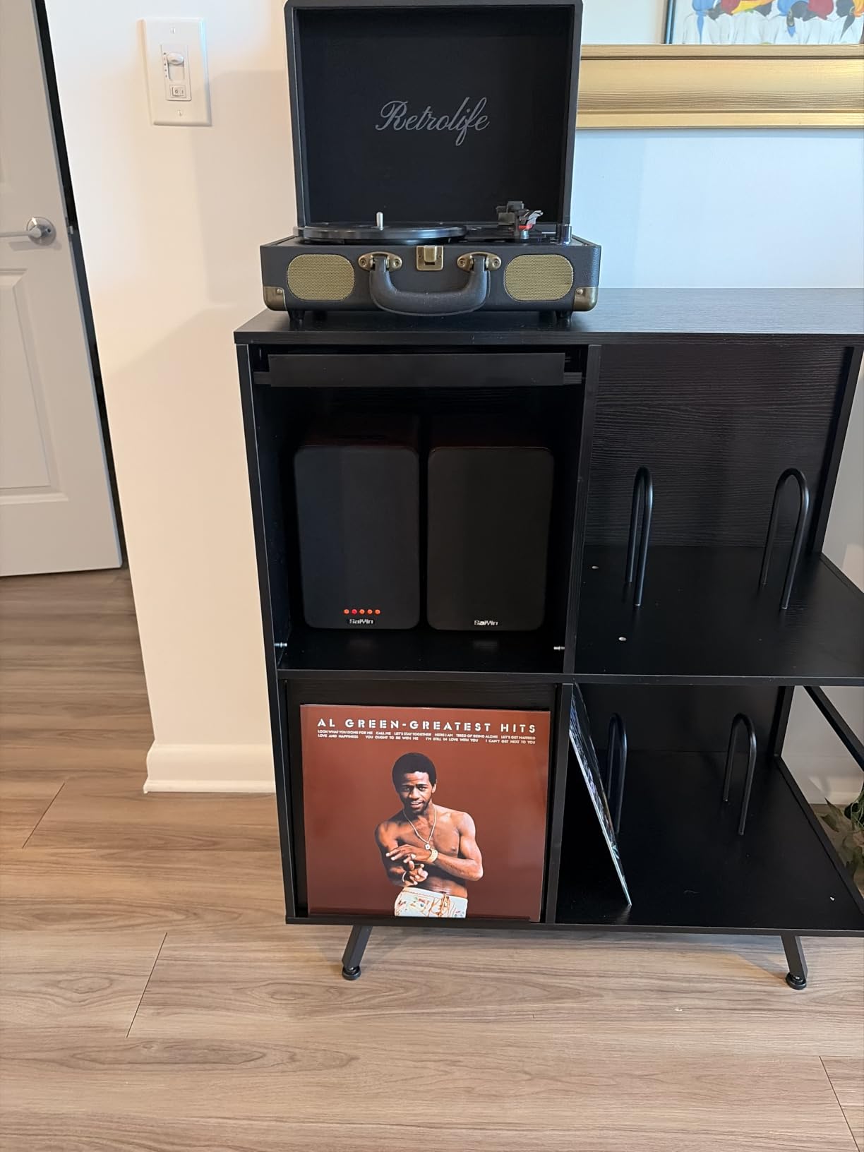 Saiyin Powered Bluetooth Bookshelf Speakers customer photo 1