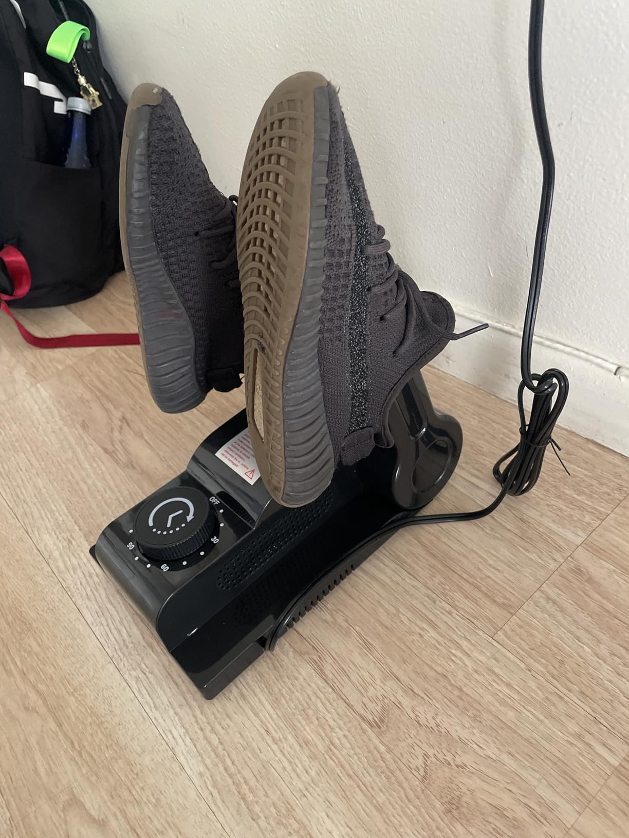 FORLIM Shoe & Boot Dryer for Work Boots, Forced Air, 2-Hour Timer, Black | Telescopic Ports Reach Toe Boxes; 180° Rack Fits Sneakers, Gloves, Ski Gear, Cleats, Workers, Families, Hunters, Rain, Snow customer photo 1