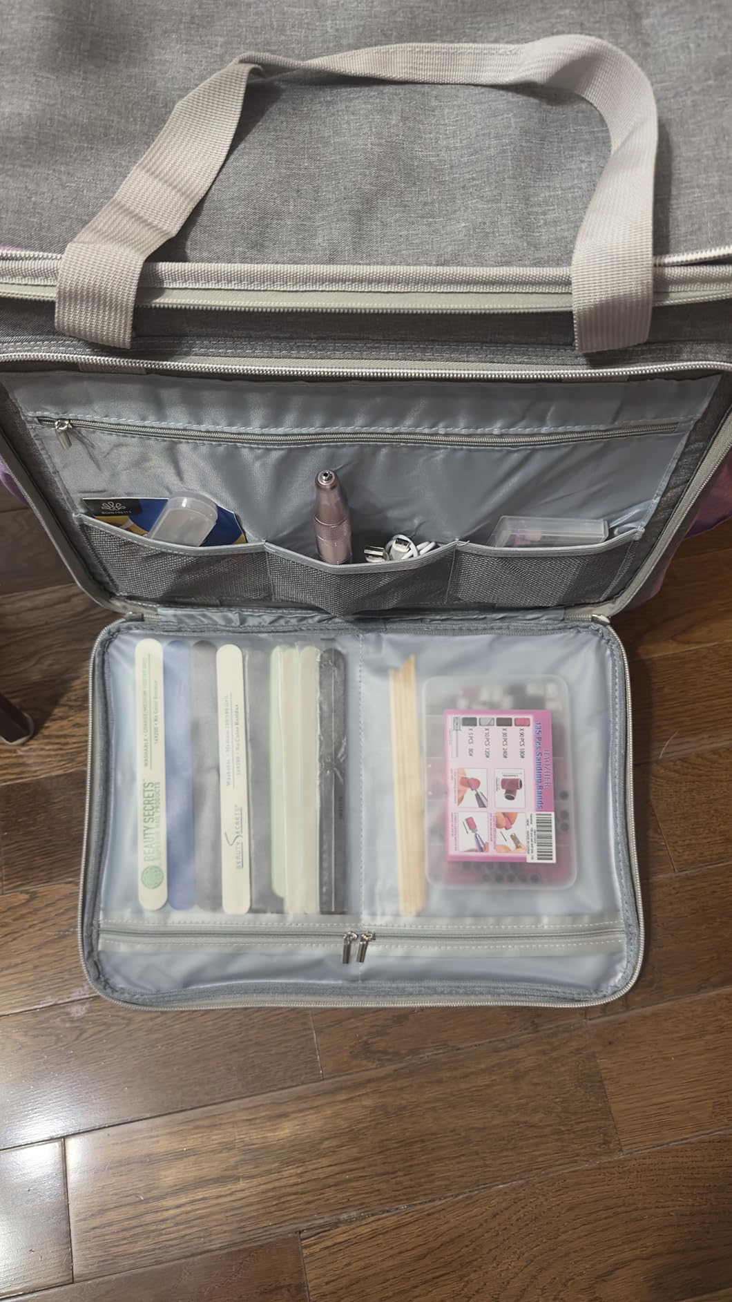 Sewing Machine Case with Wheels, Rolling Tote Organizer Sewing Class Bag customer photo 1