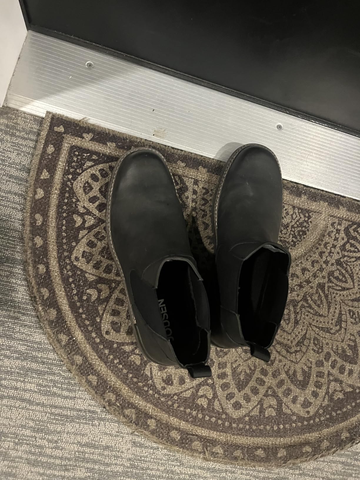 Jousen Men's Chelsea Boots Casual Slip On Ankle Boots with Memory Foam customer photo 2