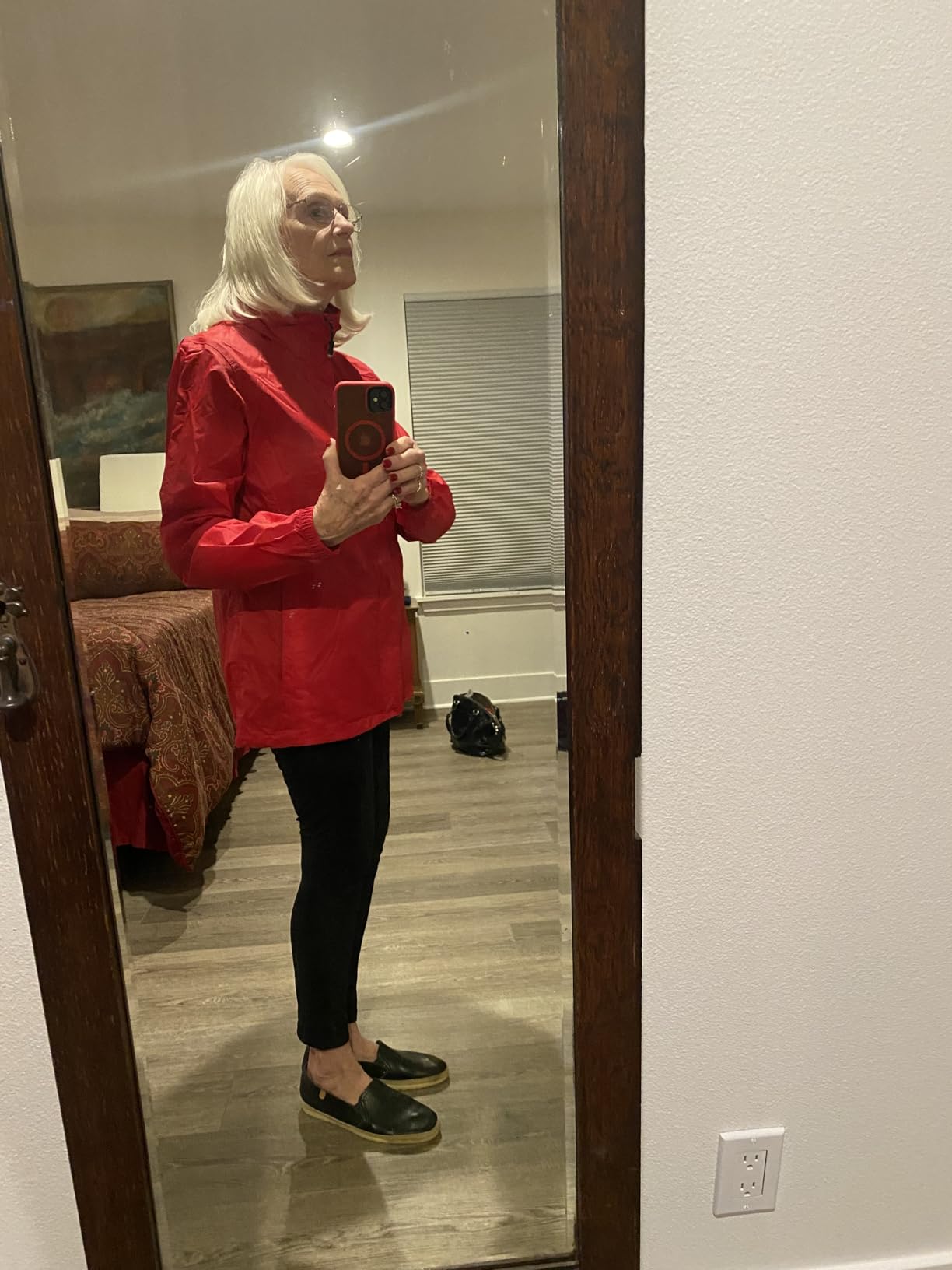 Women's Rain Jacket Waterproof Lightweight Packable Raincoat customer photo 2