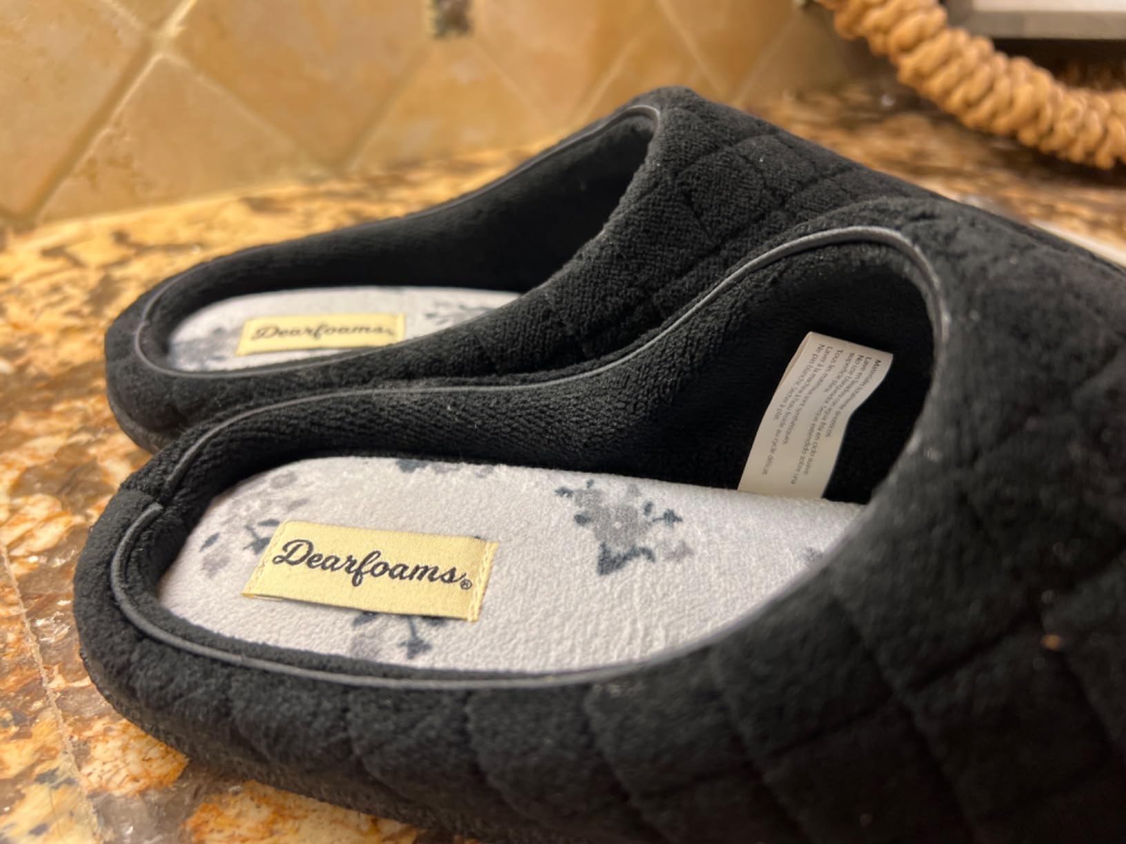 Leslie Terry Clog House Shoes with Memory Foam, Indoor Slippers with Wide Widths customer photo 2