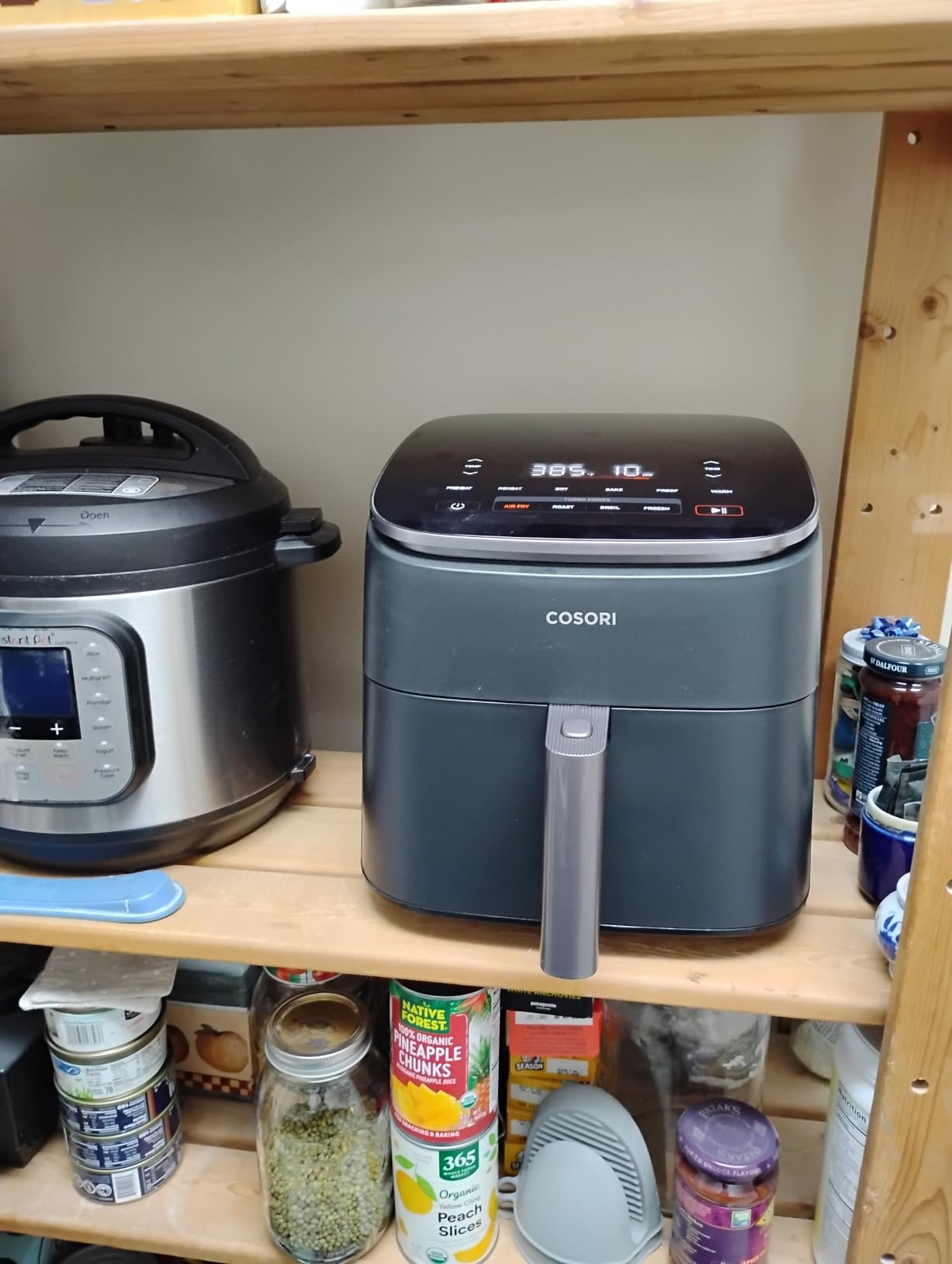 Cosori TurboBlaze Air Fryer, 9-in-1, 6 Qt, PFAS-Free Ceramic Coating | 90°-450°F, 5 Level Fan Speeds, 9 in 1 Air Fry, Roast, Bake, Broil, Dry, Frozen, Proof, Reheat, Keep Warm, Safety lock, 1725W customer photo 2