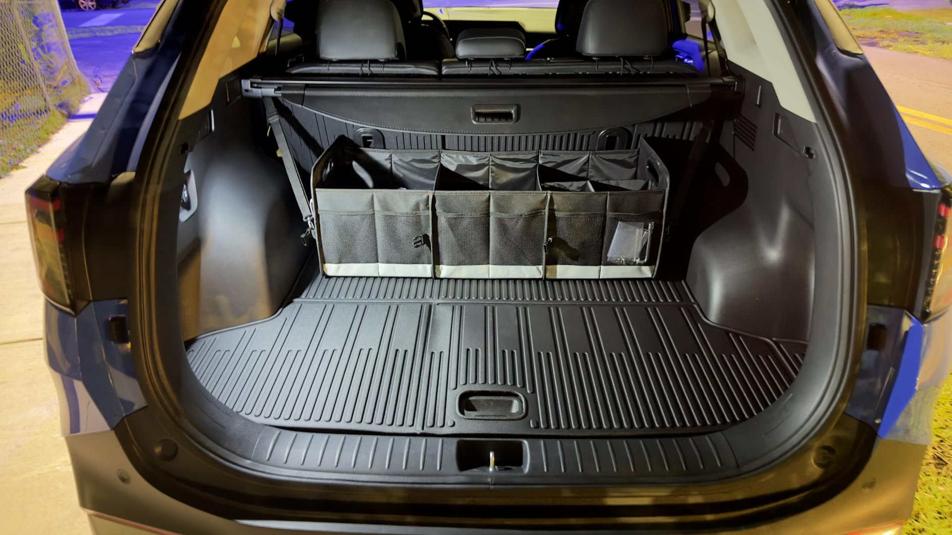 AOPHY Trunk Organizer - 95L Extra Large Capacity SUV Cargo Storage, Collapsible Waterproof Design with Non-Slip Bottom & Retractable Straps, Car Organizers for SUV, Truck, Sedan customer photo 1