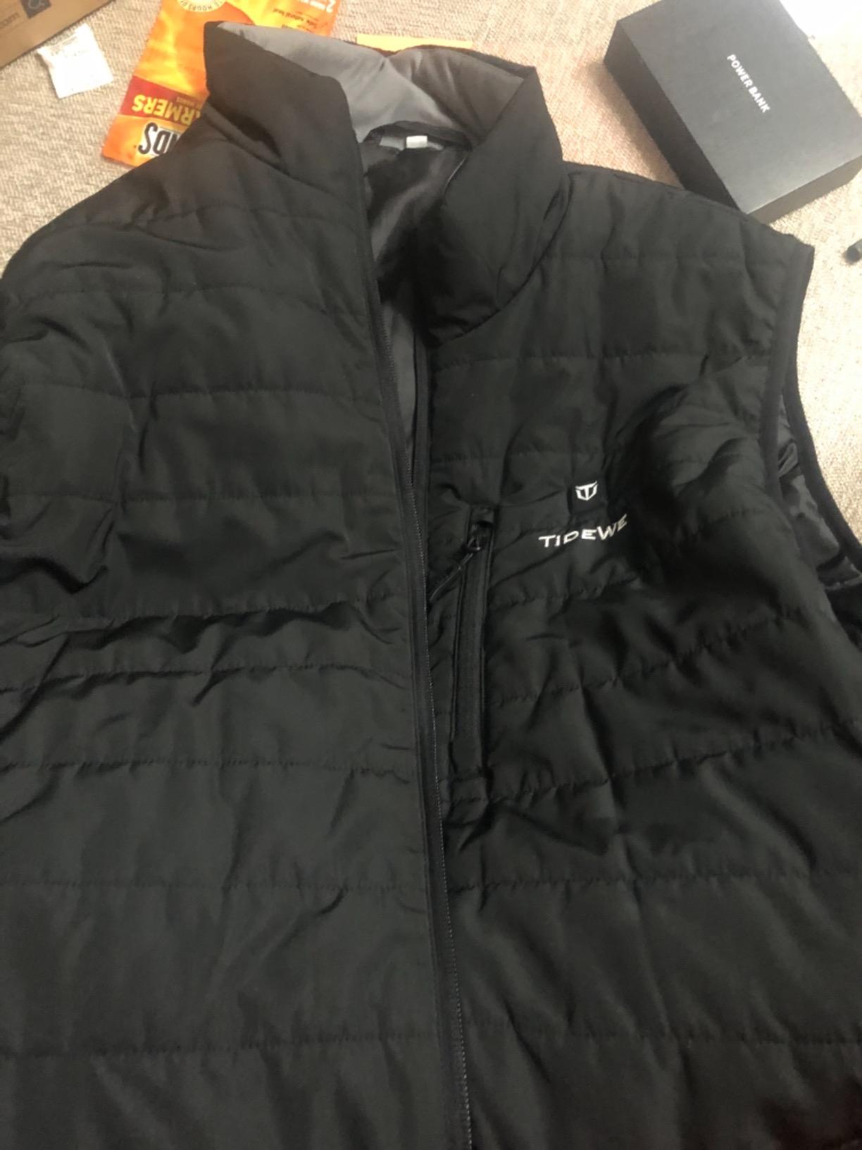 TIDEWE Heated Vest for Men with Battery Pack, Lightweight customer photo 1