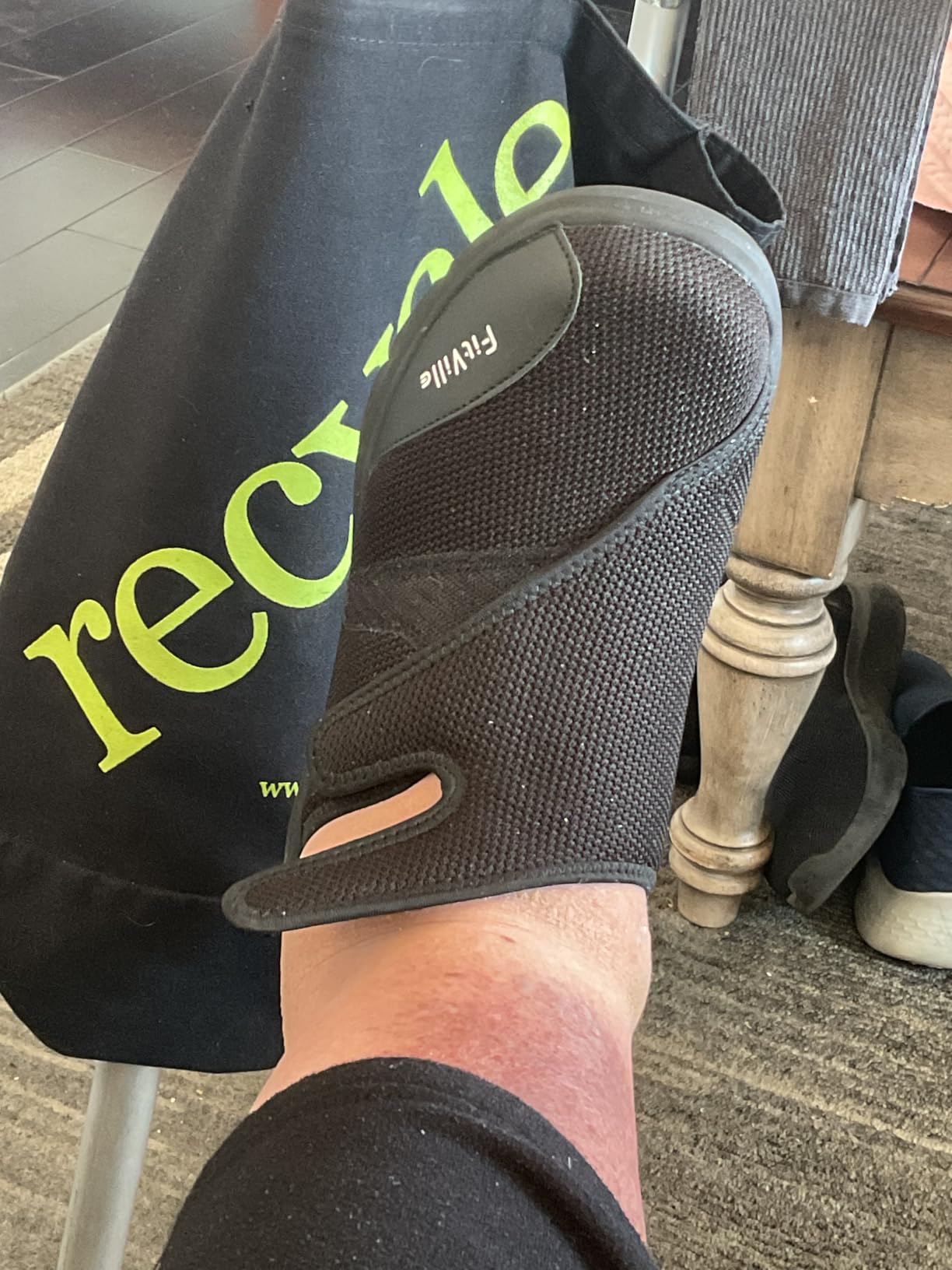 FitVille Orthopedic Slippers for Men with Arch Support, Extra Wide Slip-On Design for All-Day Comfort Ideal for Diabetes, Neuropathy, Swollen Feet & Lymphedema customer photo 1