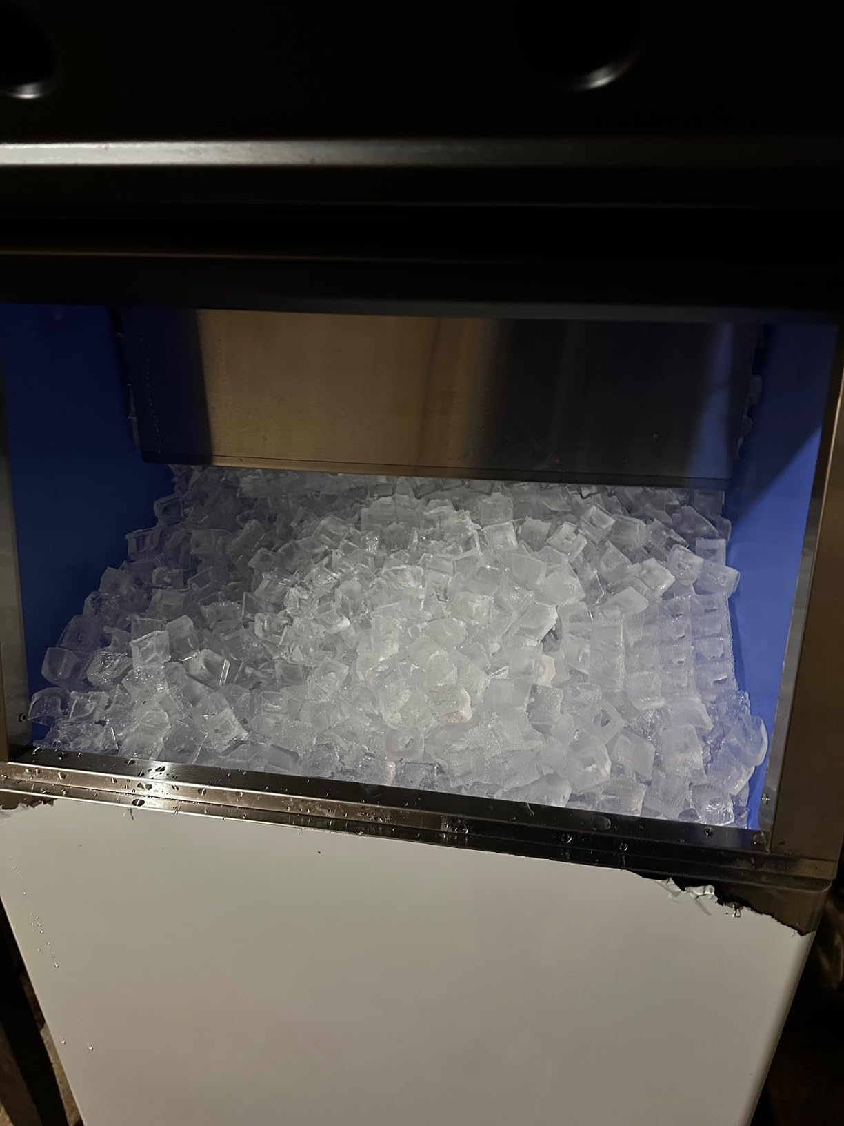 EUHOMY Commercial Ice Maker Machine,400lbs/24H,250lbs Bin,Stainless Steel customer photo 2