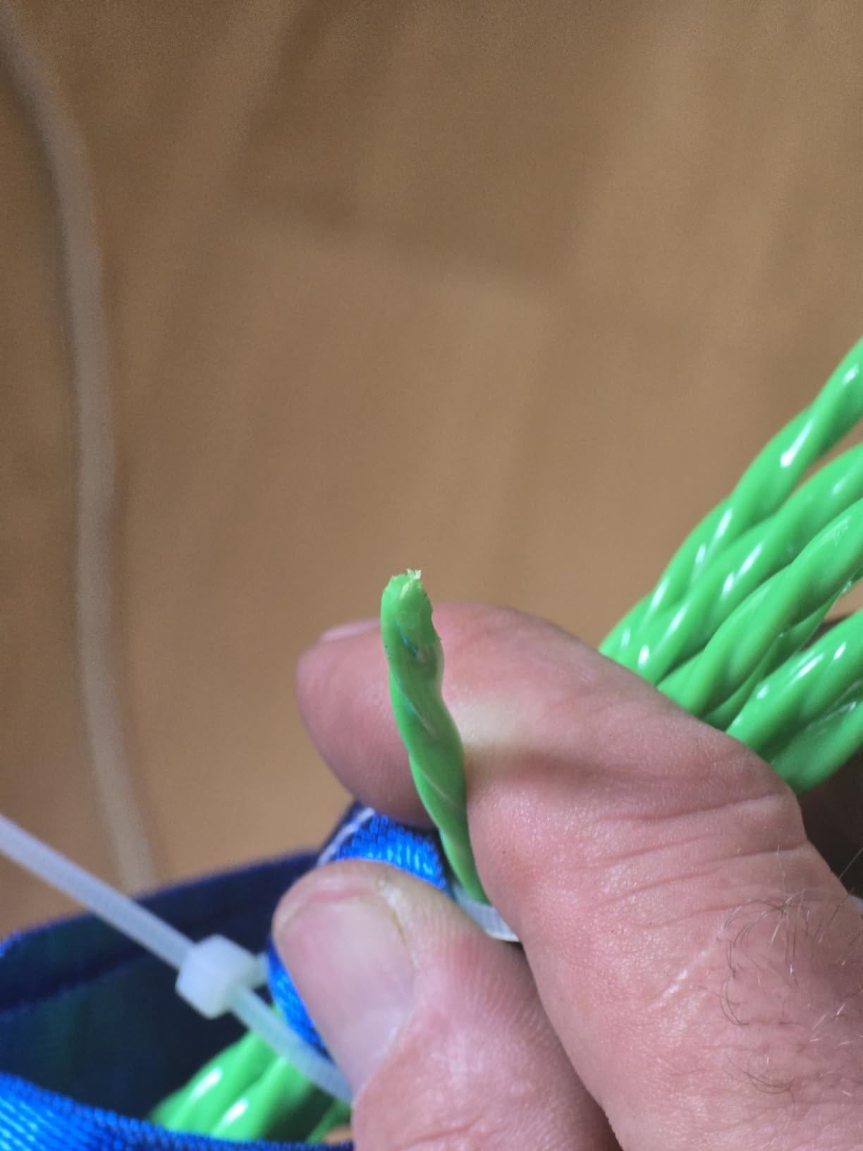 Fish Tape Wire Puller Through Wall Wire Threader Fish plus Fish Cable Fastener with Steel rope 32FT(4mm 10M) customer photo 2
