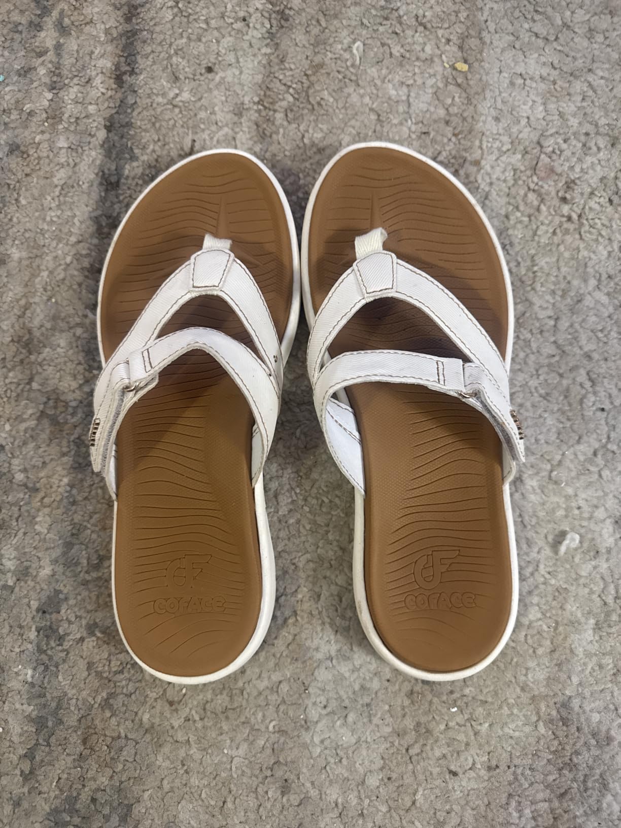 Womens Orthopedic Flip Flops Arch Support Yoga Walking Thong Sandals customer photo 2